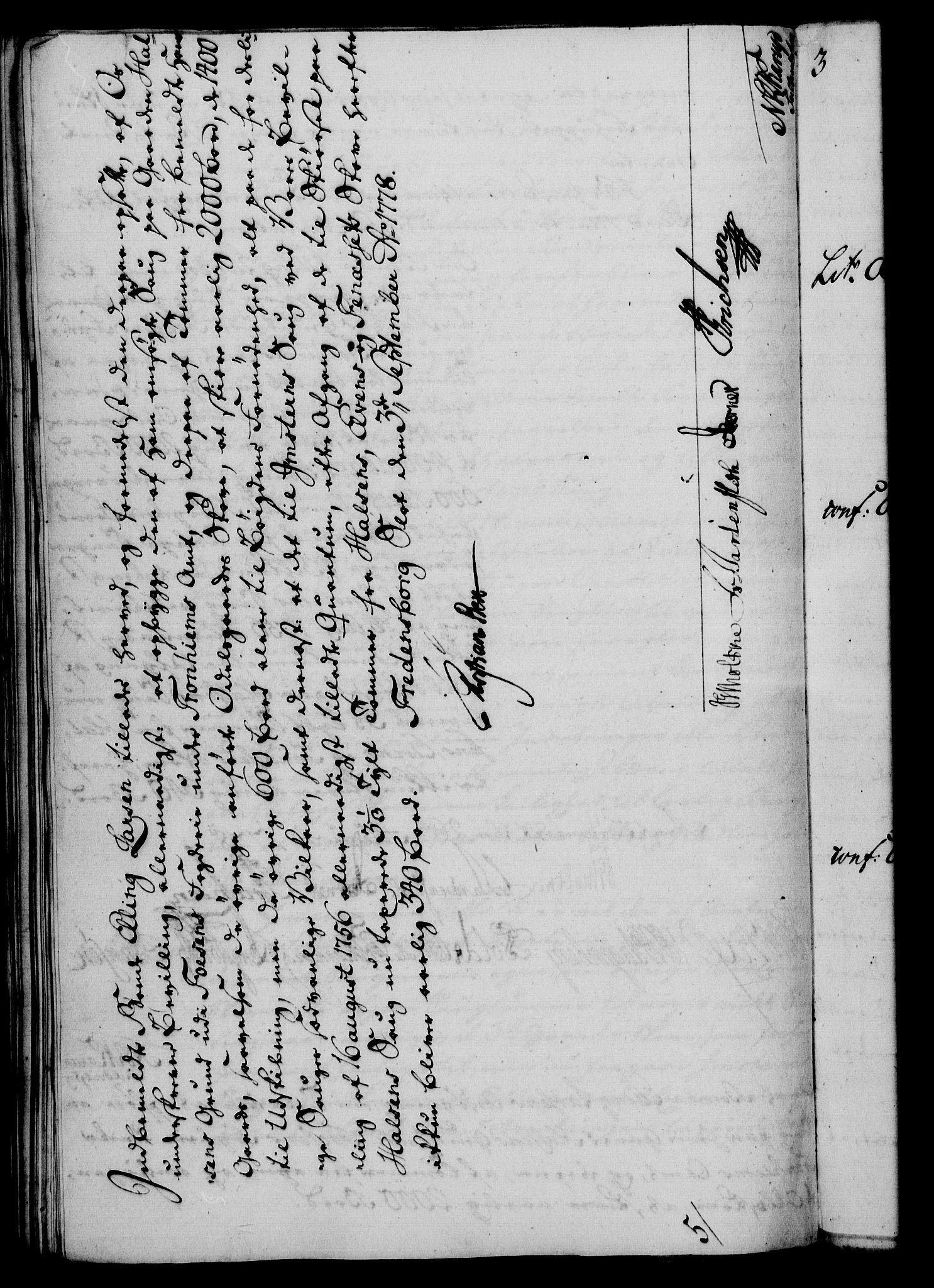 Rentekammeret, Kammerkanselliet, RA/EA-3111/G/Gf/Gfa/L0060: Norsk relasjons- og resolusjonsprotokoll (merket RK 52.60), 1778, p. 429