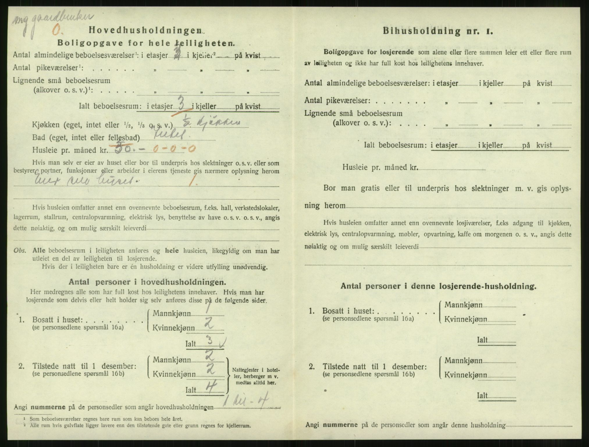 SAT, 1920 census for Levanger town, 1920, p. 911