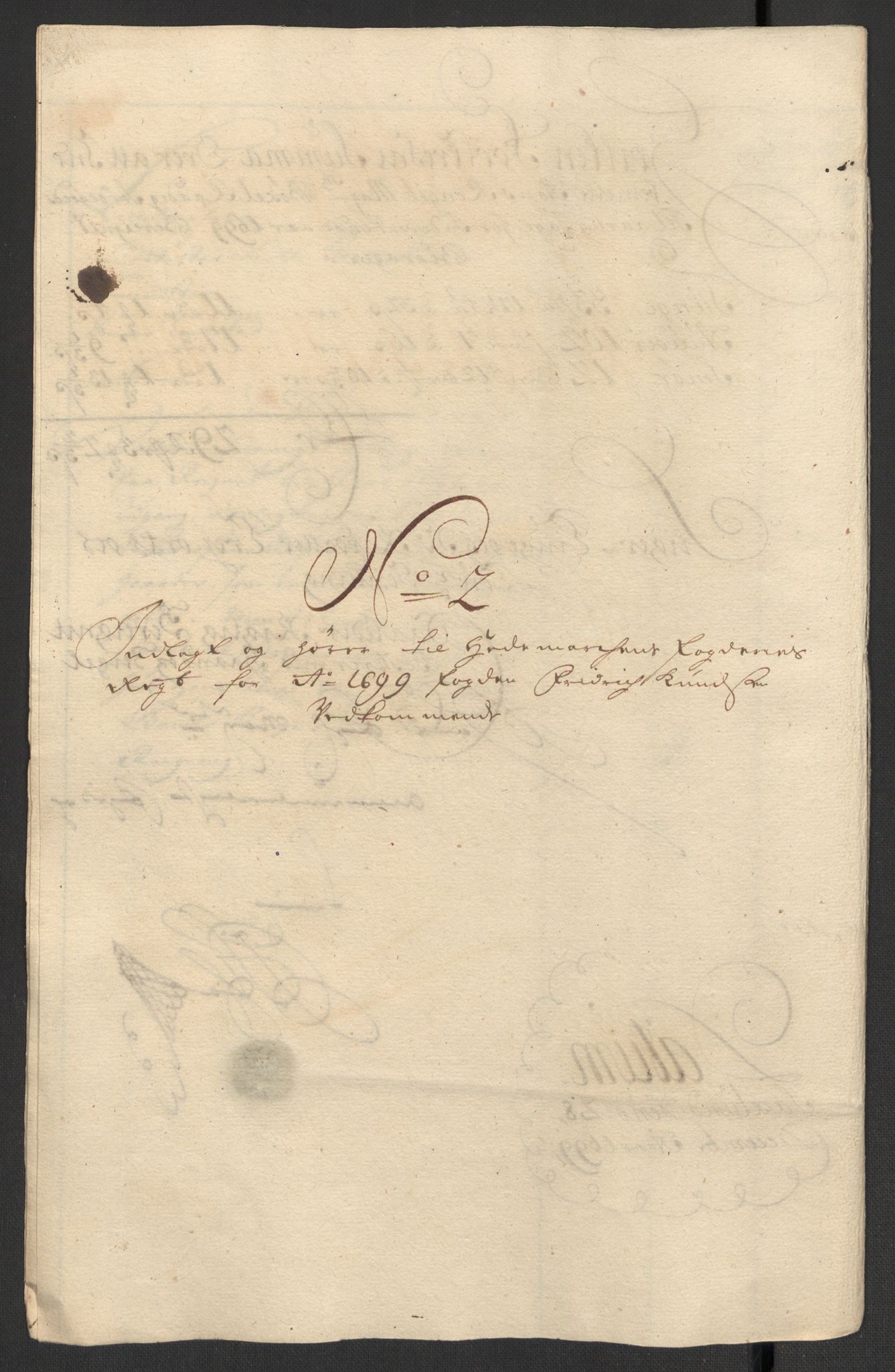 Rentekammeret inntil 1814, Reviderte regnskaper, Fogderegnskap, AV/RA-EA-4092/R16/L1038: Fogderegnskap Hedmark, 1699, p. 45