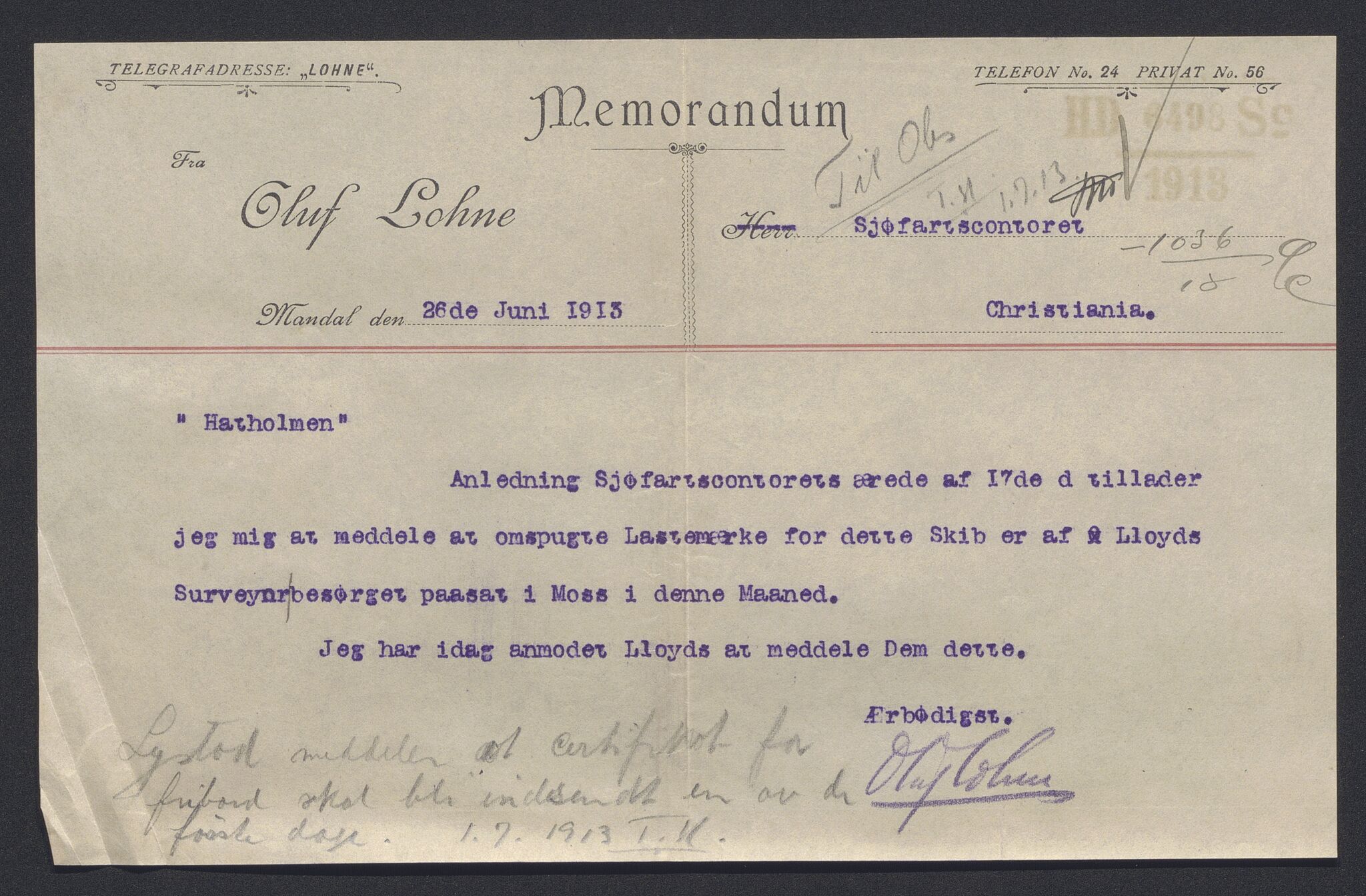 Sjøfartsdirektoratet med forløpere, skipsmapper slettede skip, AV/RA-S-4998/F/Fa/L0466: --, 1868-1926, p. 340