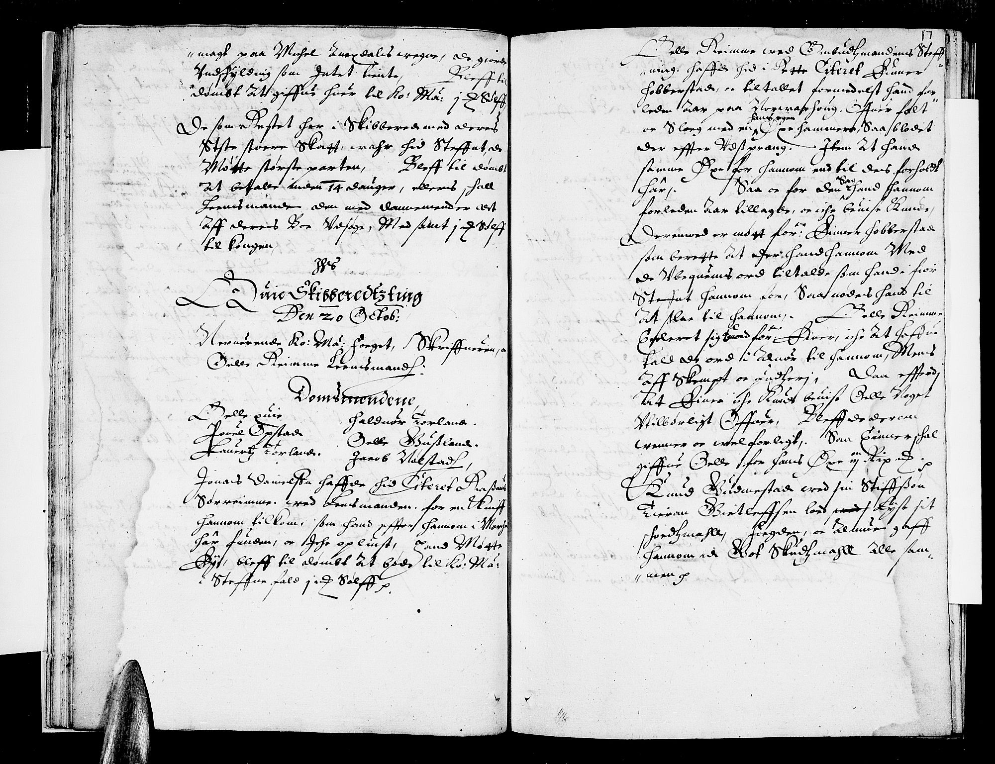 Jæren og Dalane sorenskriveri, AV/SAST-A-100306/3/30/30BA/L0012: TINGBOK, 1629-1631, p. 16b-17a