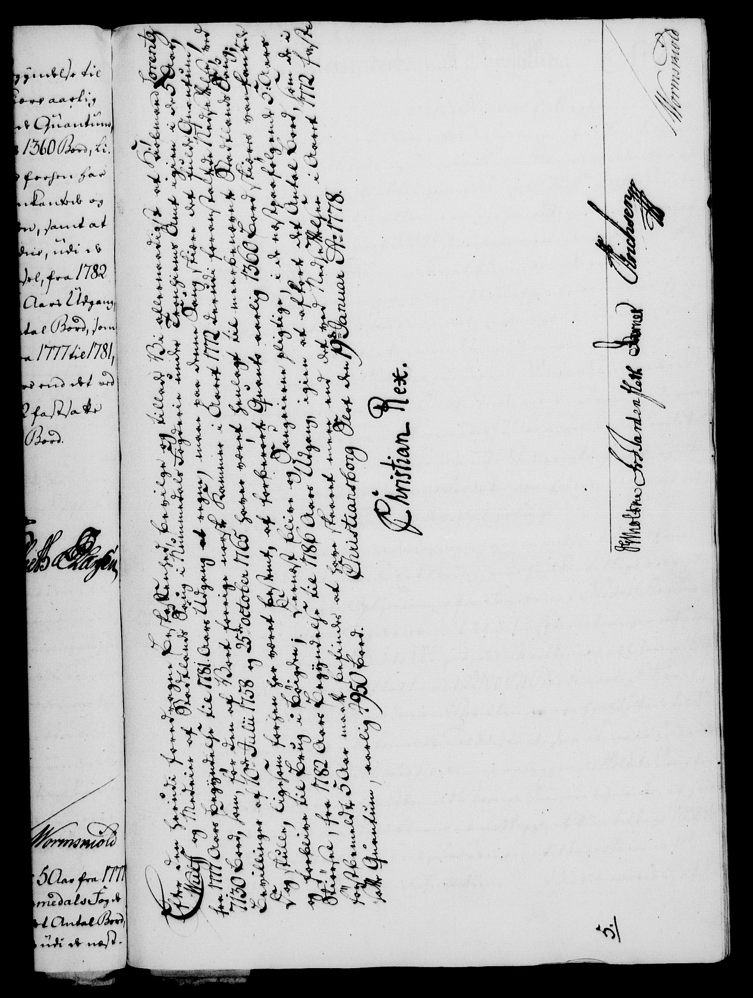 Rentekammeret, Kammerkanselliet, RA/EA-3111/G/Gf/Gfa/L0060: Norsk relasjons- og resolusjonsprotokoll (merket RK 52.60), 1778, p. 65