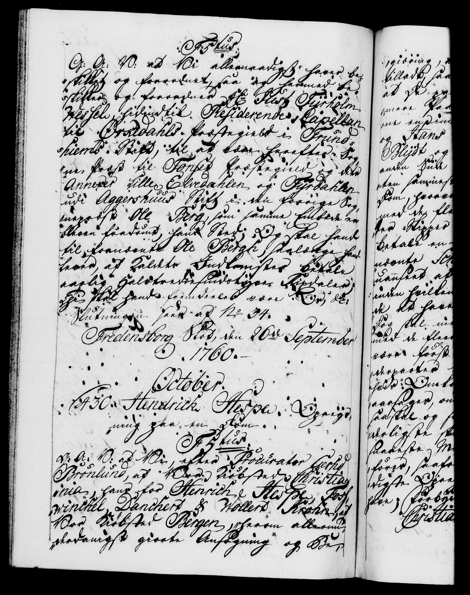 Danske Kanselli 1572-1799, AV/RA-EA-3023/F/Fc/Fca/Fcaa/L0041: Norske registre, 1760-1762, p. 244b