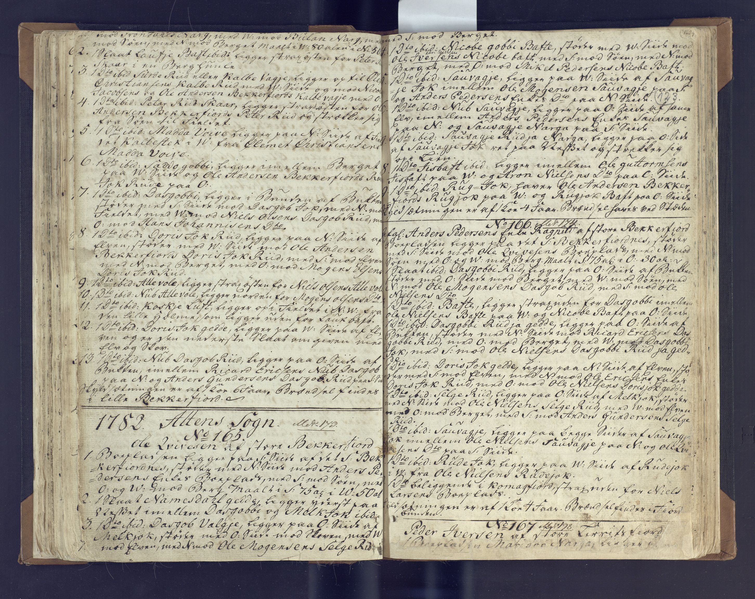 Fylkesmannen i Finnmark, SATØ/S-1120/1Coa/L2882: Landmålerprotokoll (i nærmagasinet/skannet), 1776-1845, p. 65