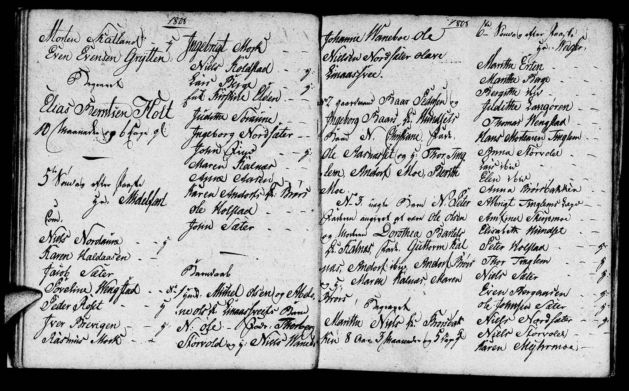 Ministerialprotokoller, klokkerbøker og fødselsregistre - Nord-Trøndelag, AV/SAT-A-1458/742/L0410: Parish register (copy) no. 742C01, 1806-1821