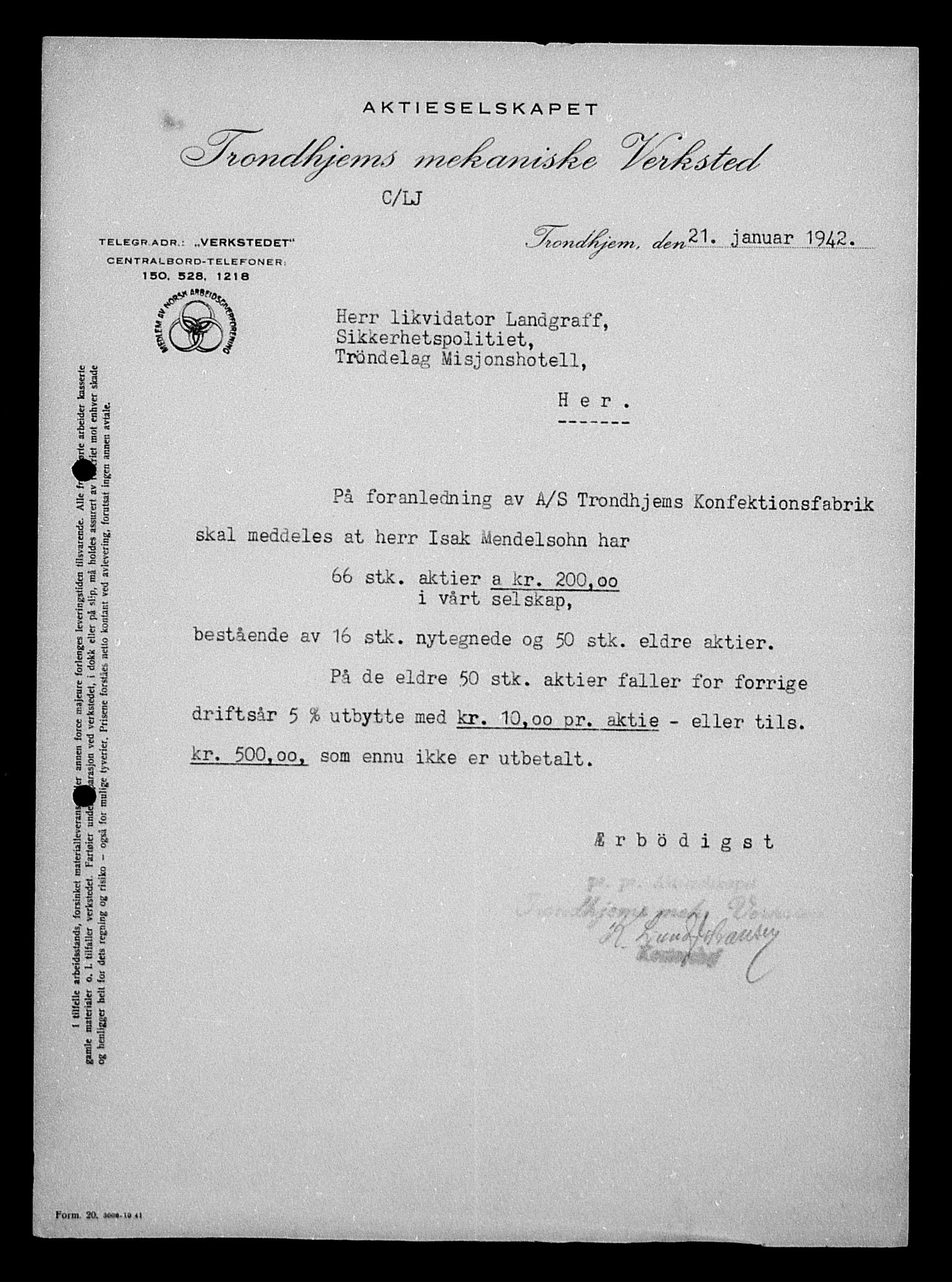 Justisdepartementet, Tilbakeføringskontoret for inndratte formuer, AV/RA-S-1564/H/Hc/Hca/L0909: --, 1945-1947, p. 20