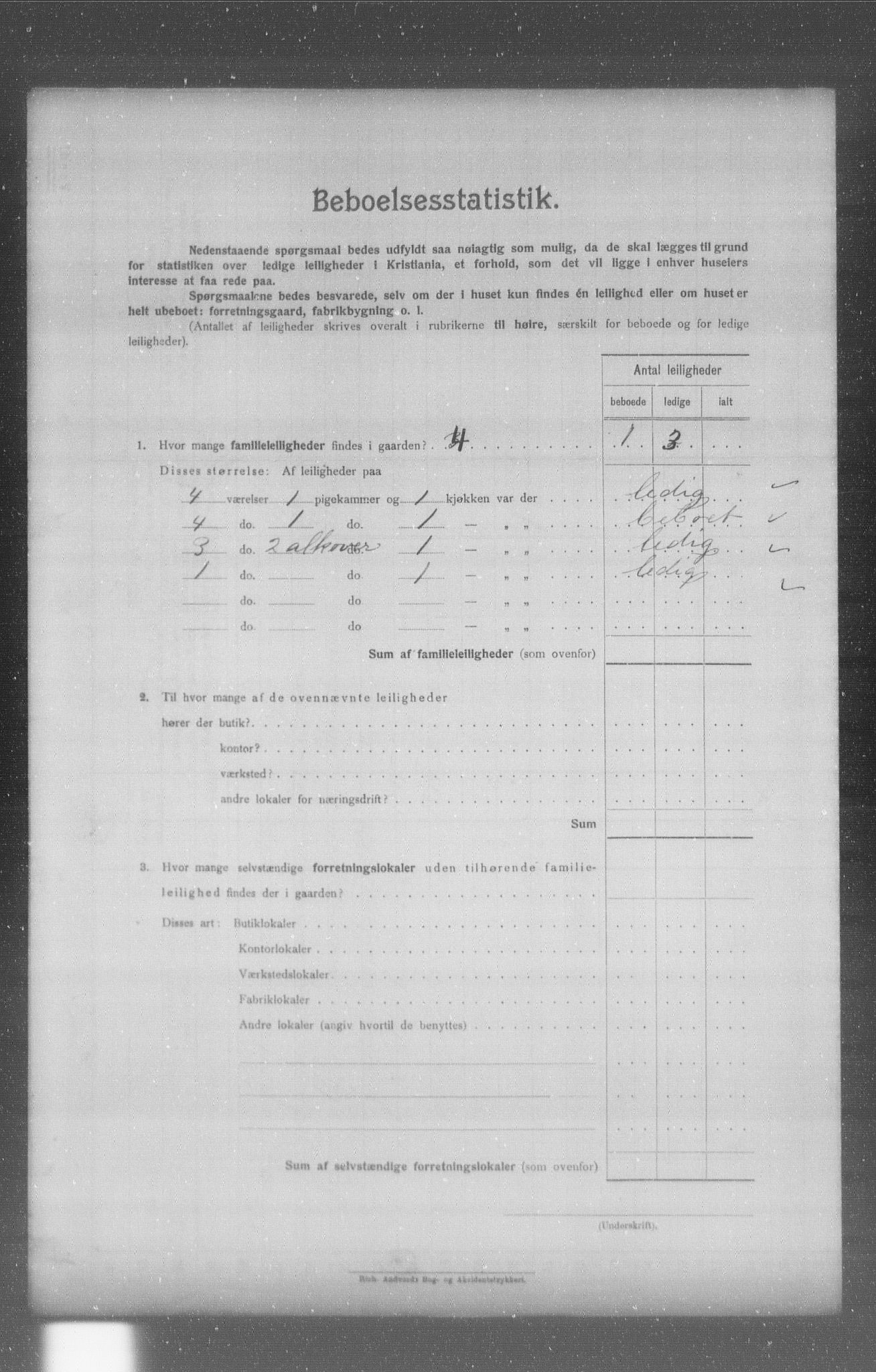 OBA, Municipal Census 1904 for Kristiania, 1904, p. 5910