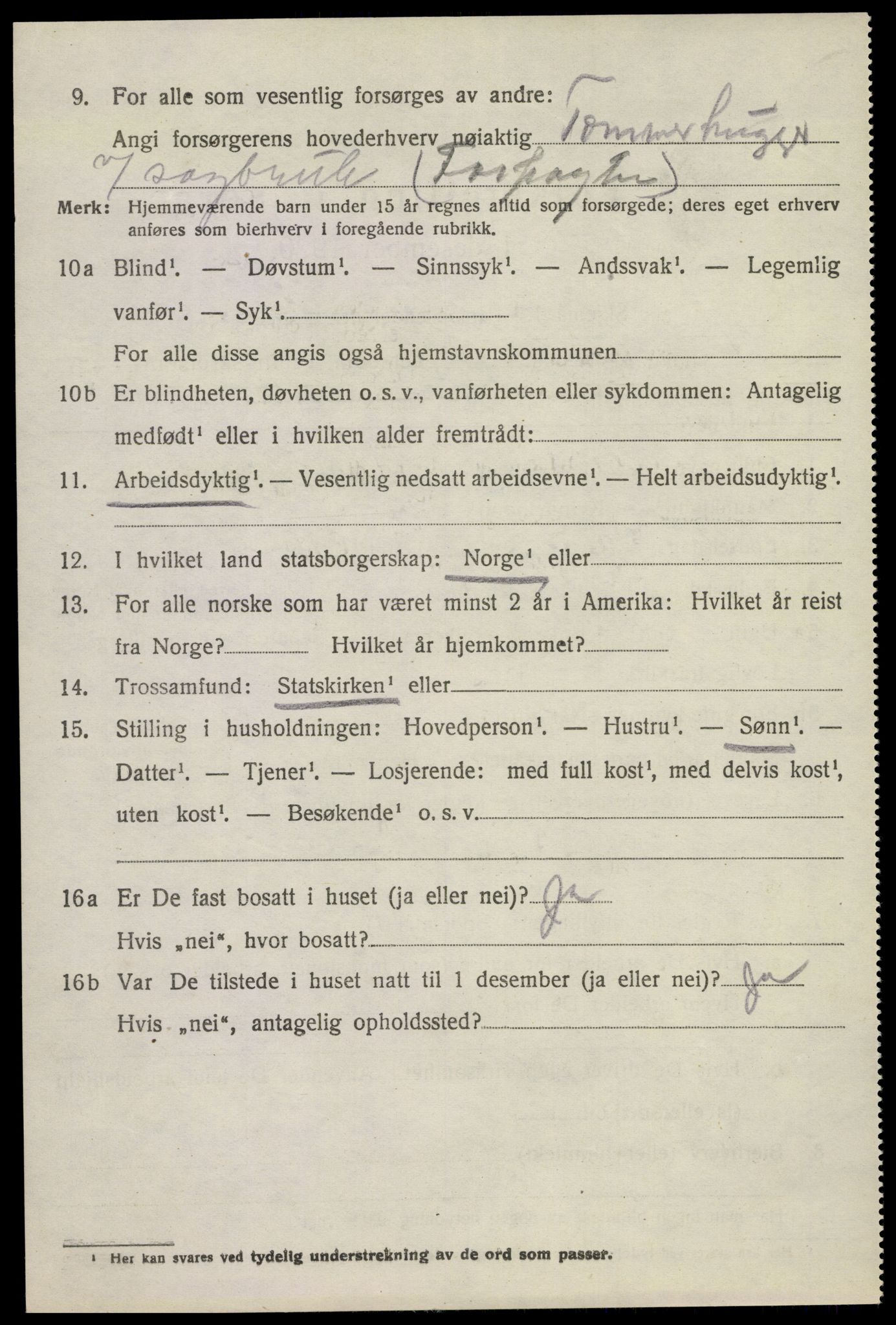 SAKO, 1920 census for Hedrum, 1920, p. 10242