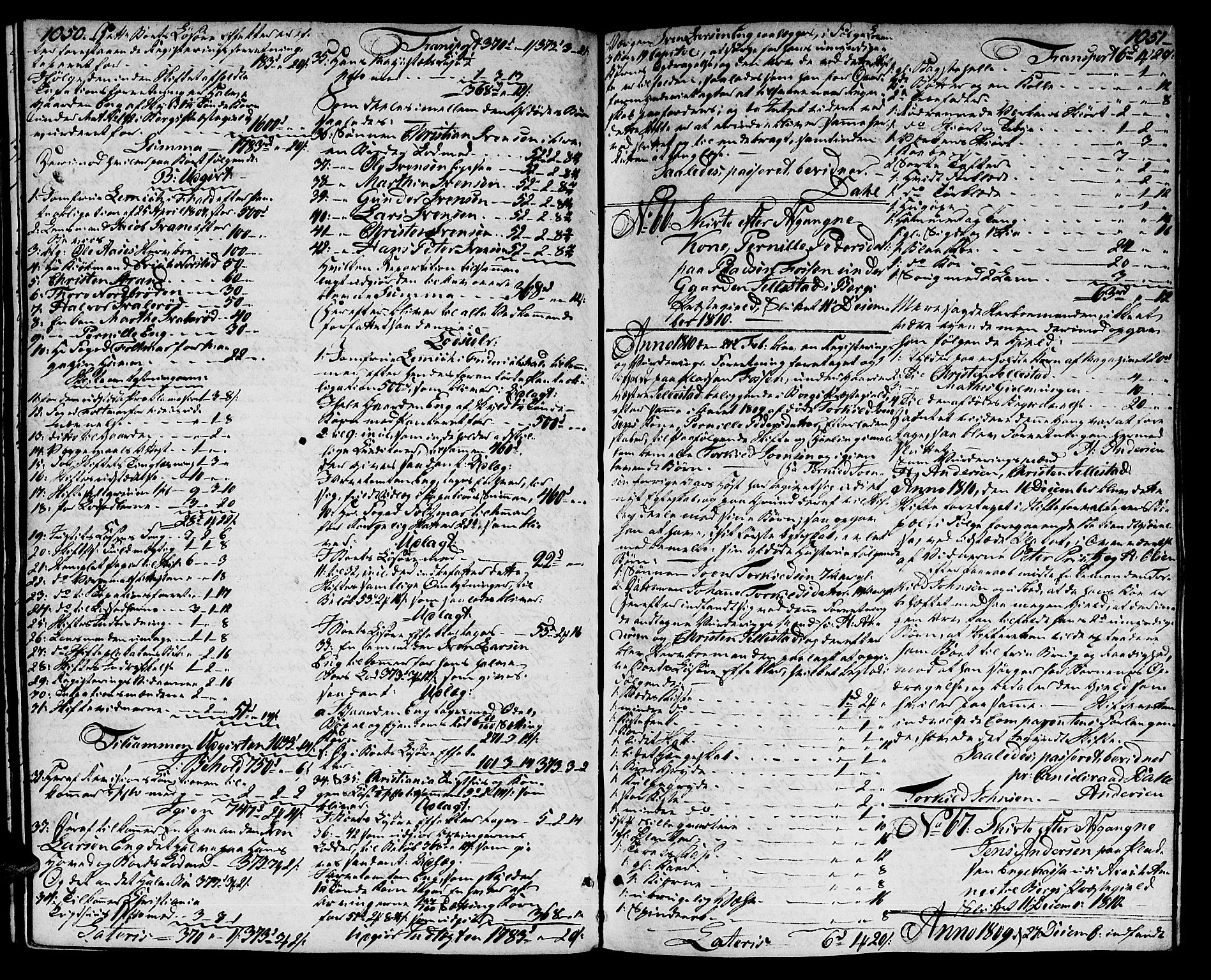 Idd og Marker sorenskriveri, SAO/A-10283/H/Hb/L0001b: Skifteprotokoll, 1802-1819, p. 1050-1051