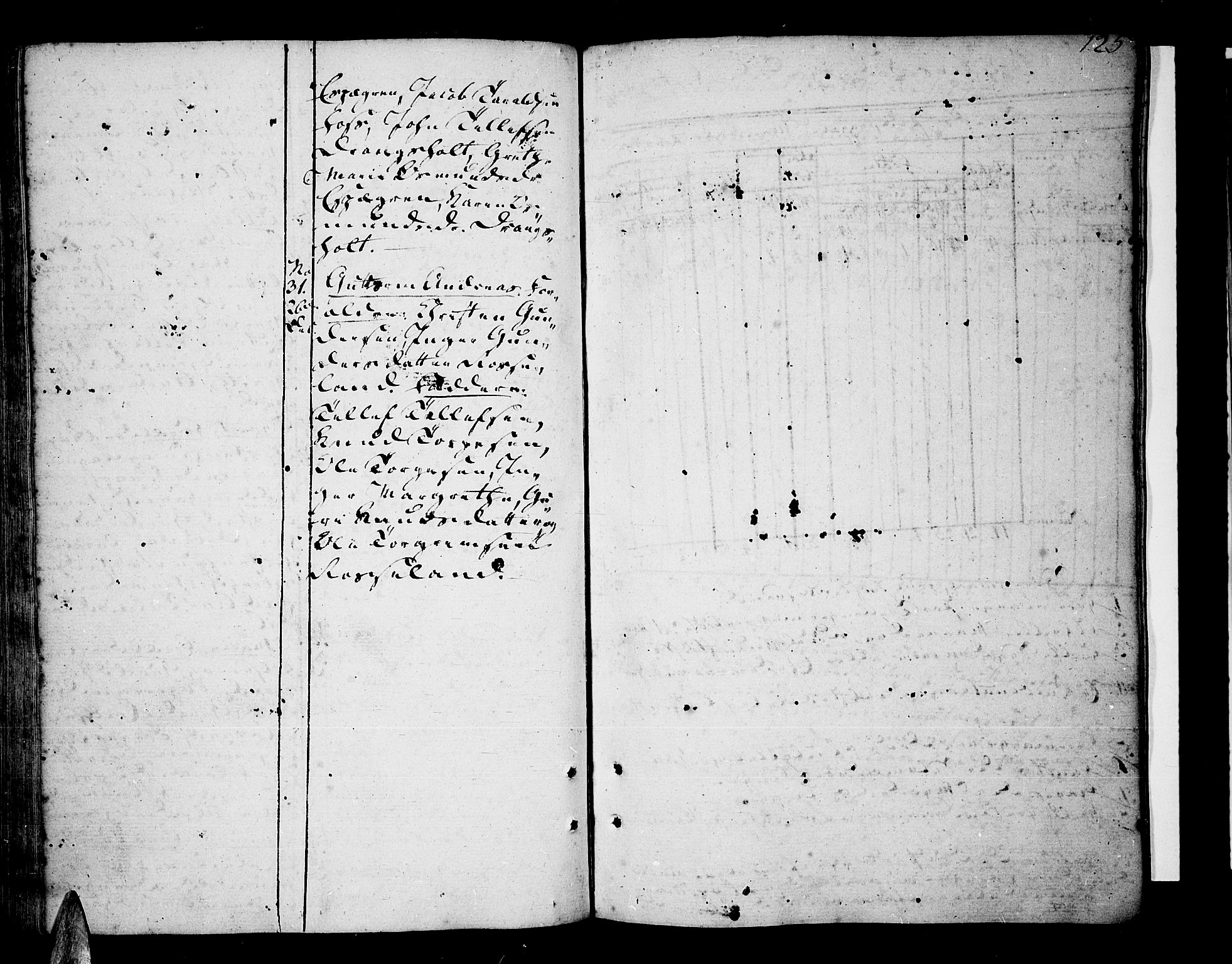 Tveit sokneprestkontor, SAK/1111-0043/F/Fa/L0001: Parish register (official) no. A 1, 1794-1819, p. 125