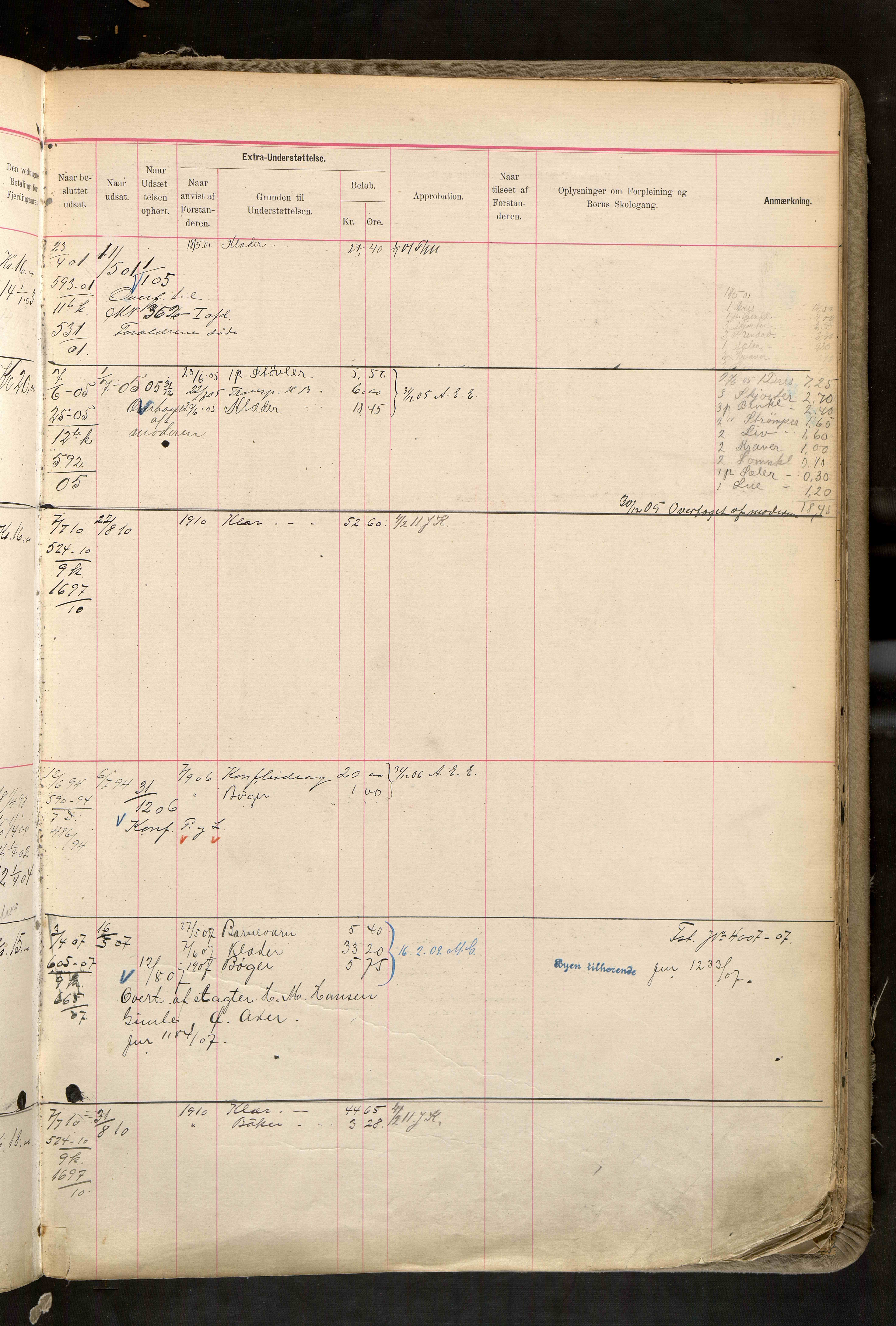 Fattigvesenet, OBA/A-20045/H/Hd/L0006: Manntallsprotokoll. Mnr. 501-1000, 1897-1910, p. 428