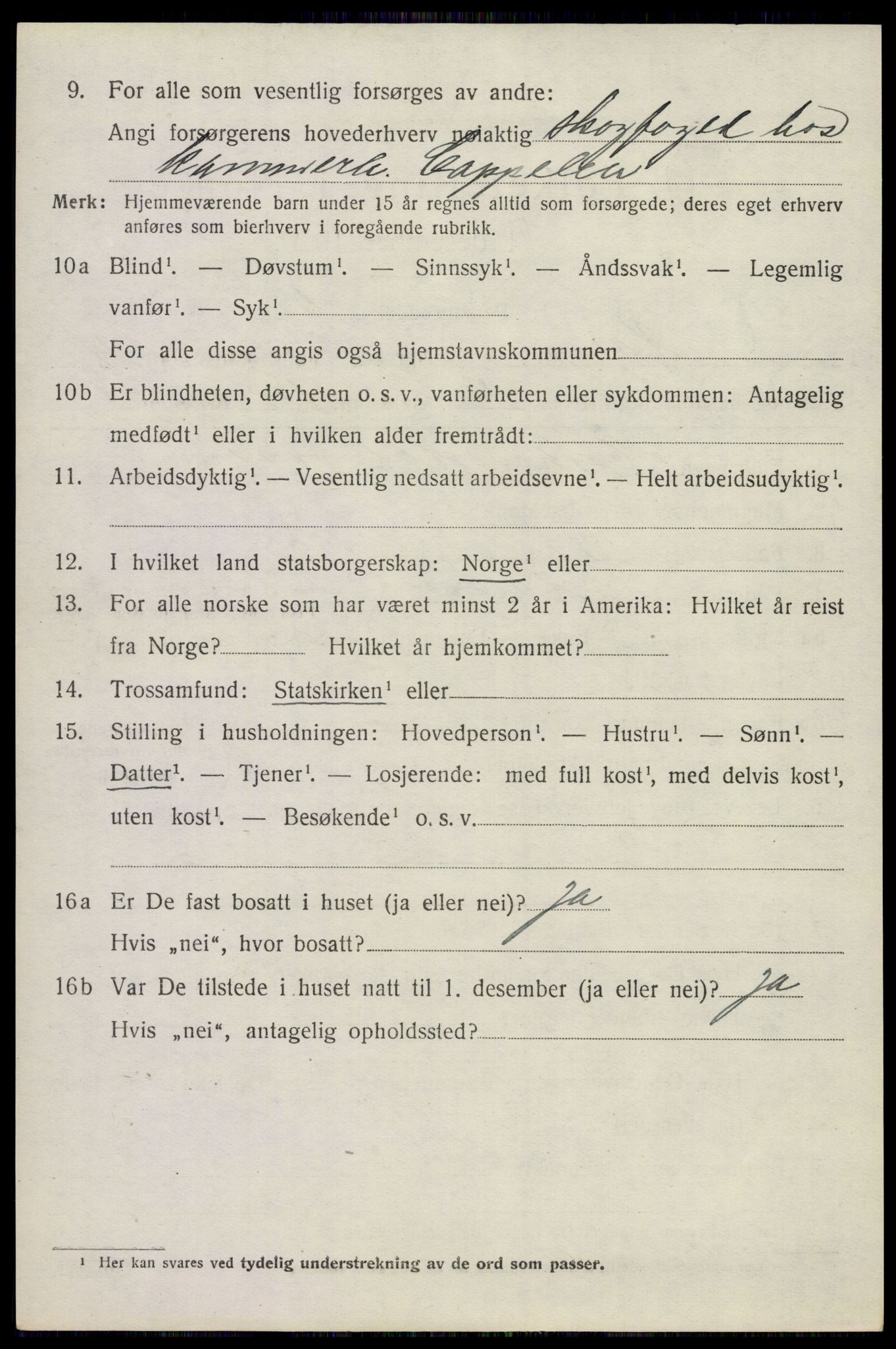 SAKO, 1920 census for Holla, 1920, p. 3620