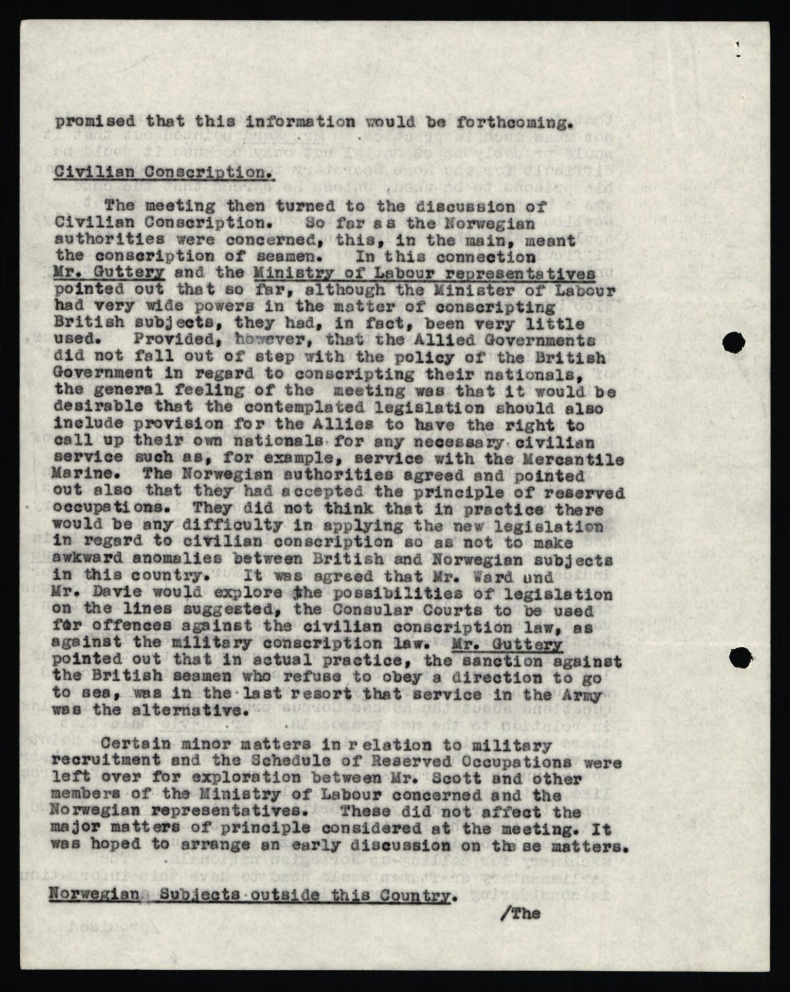 Forsvaret, Forsvarets krigshistoriske avdeling, AV/RA-RAFA-2017/Y/Yf/L0210: II.C.11.2130-2136 - Den norske regjering i London., 1940-1959, p. 395