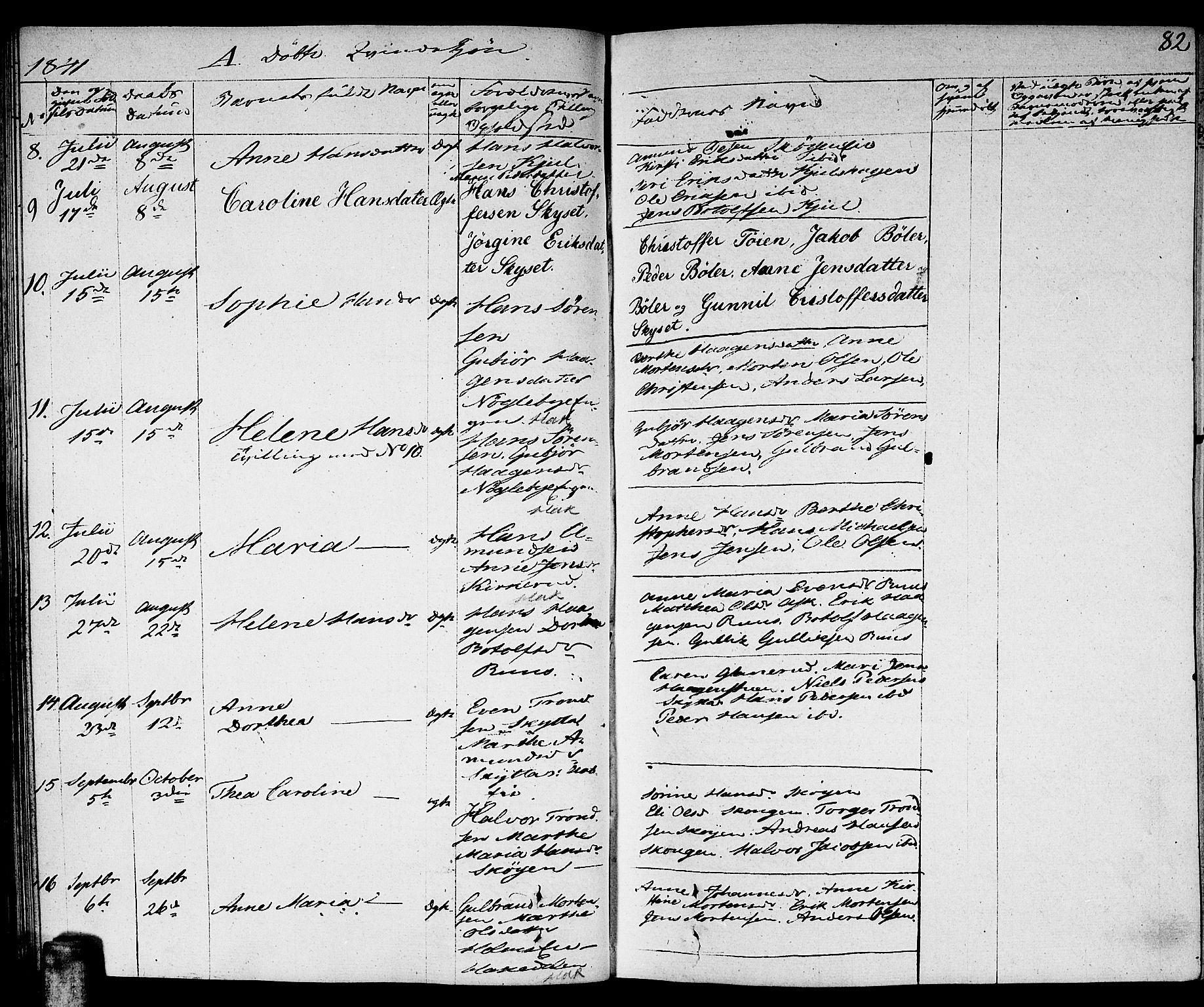 Nittedal prestekontor Kirkebøker, AV/SAO-A-10365a/F/Fa/L0004: Parish register (official) no. I 4, 1836-1849, p. 82