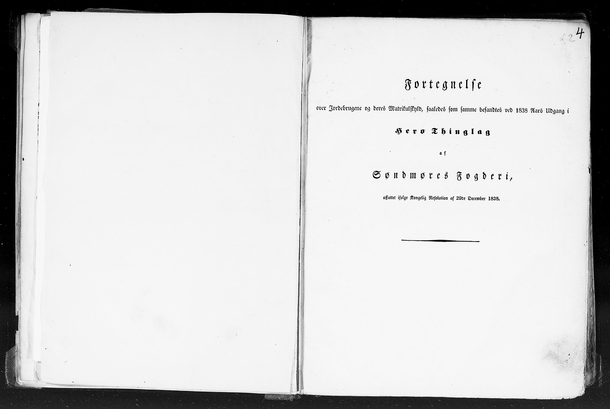 Rygh, AV/RA-PA-0034/F/Fb/L0013: Matrikkelen for 1838 - Romsdal amt (Møre og Romsdal fylke), 1838, p. 4a