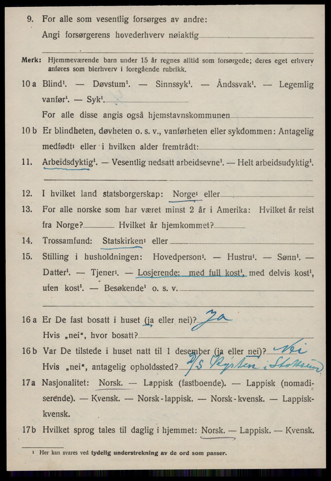 SAT, 1920 census for Roan, 1920, p. 3462