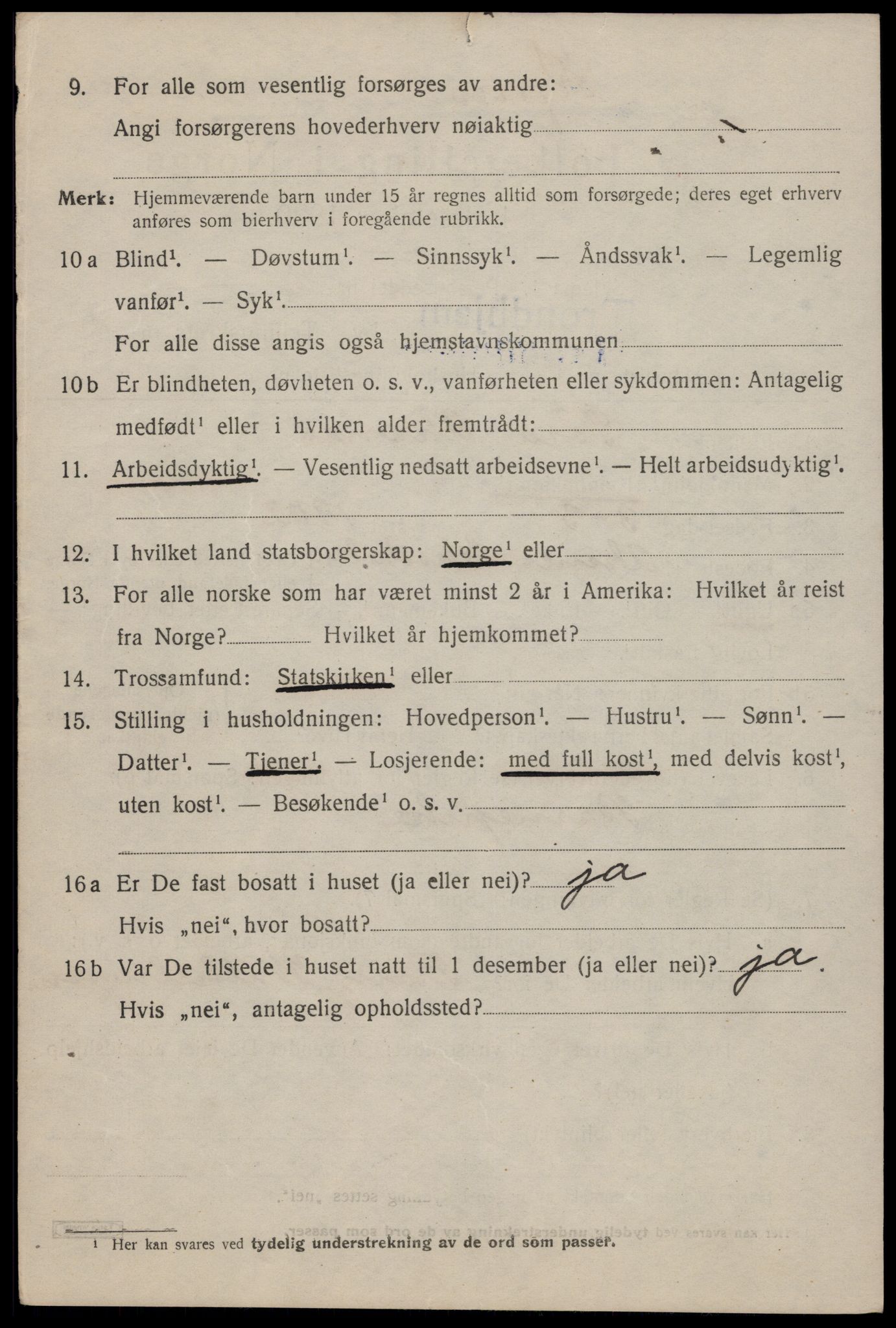 SAT, 1920 census for Trondheim, 1920, p. 76173