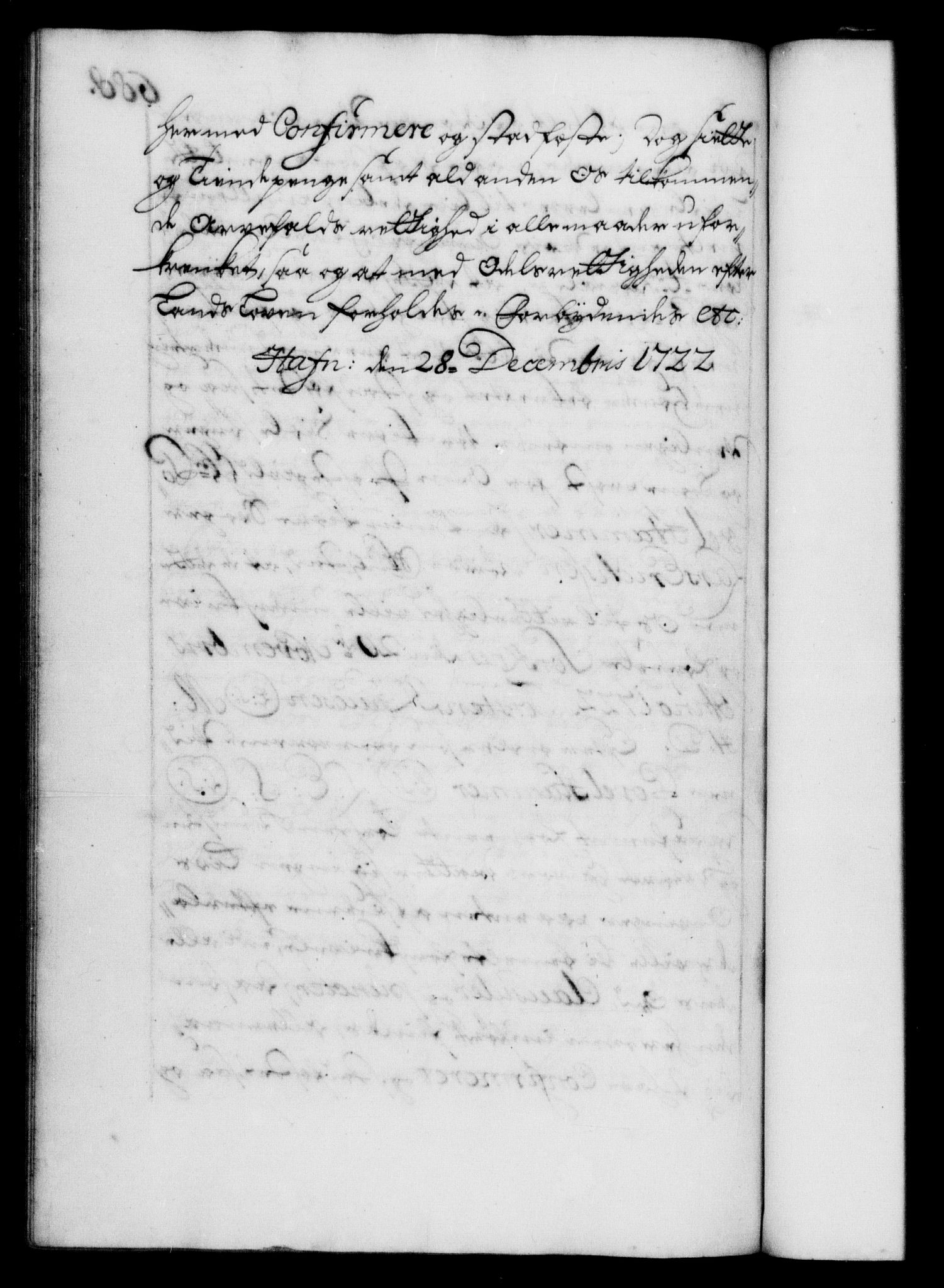 Danske Kanselli 1572-1799, AV/RA-EA-3023/F/Fc/Fca/Fcaa/L0023: Norske registre, 1720-1722, p. 688b