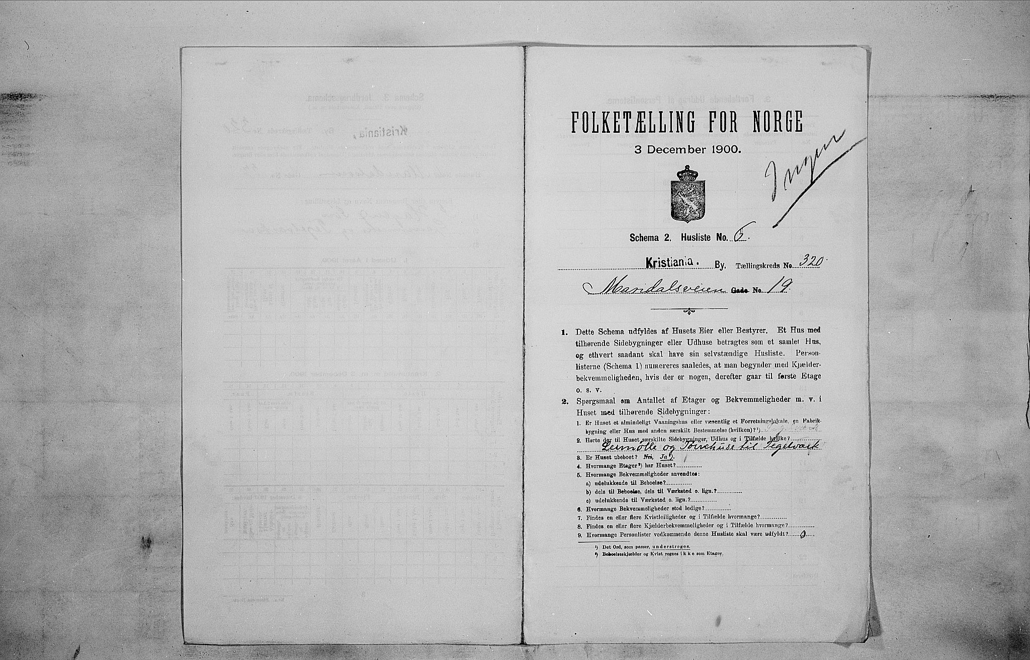 SAO, 1900 census for Kristiania, 1900, p. 55235