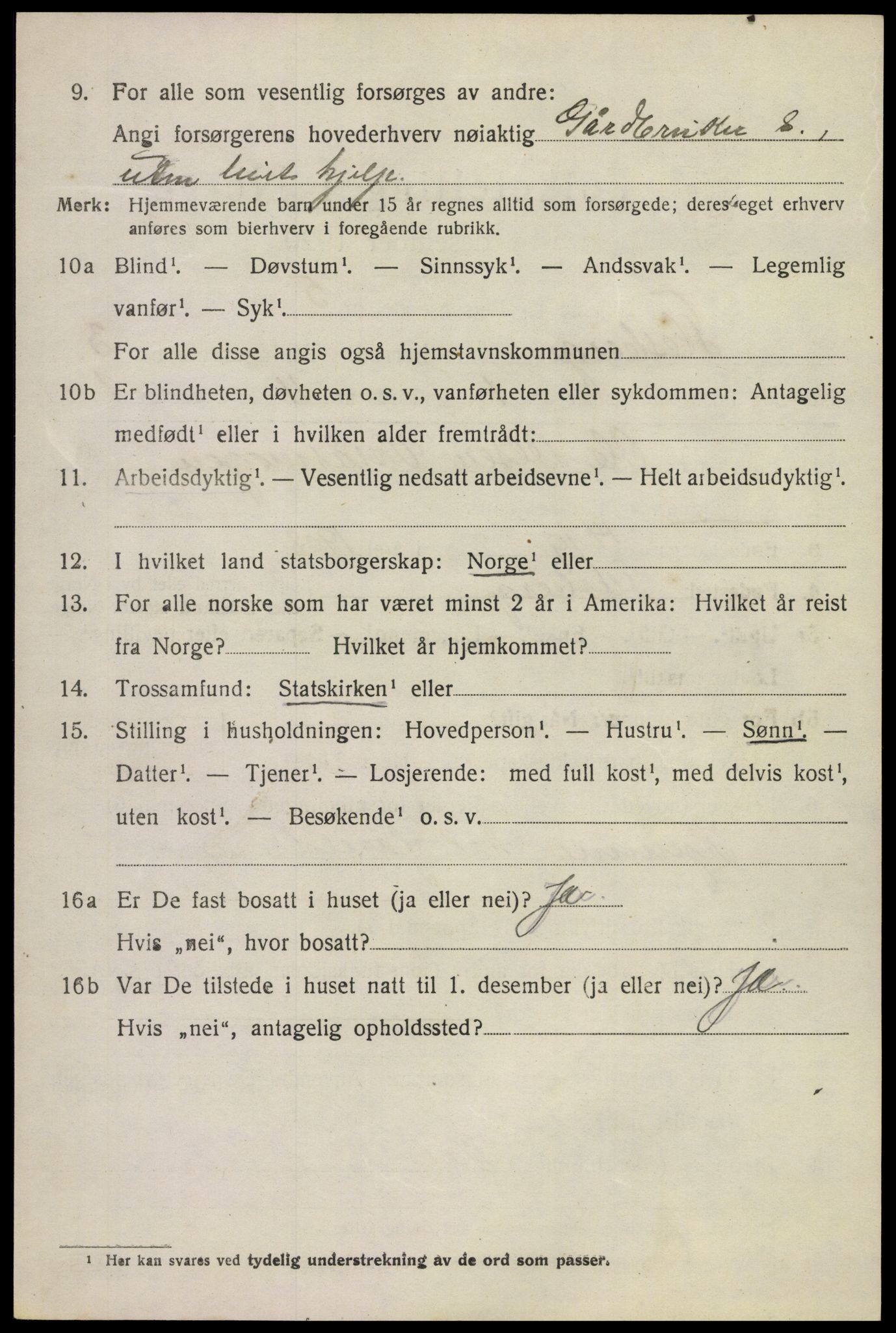 SAKO, 1920 census for Flesberg, 1920, p. 1676