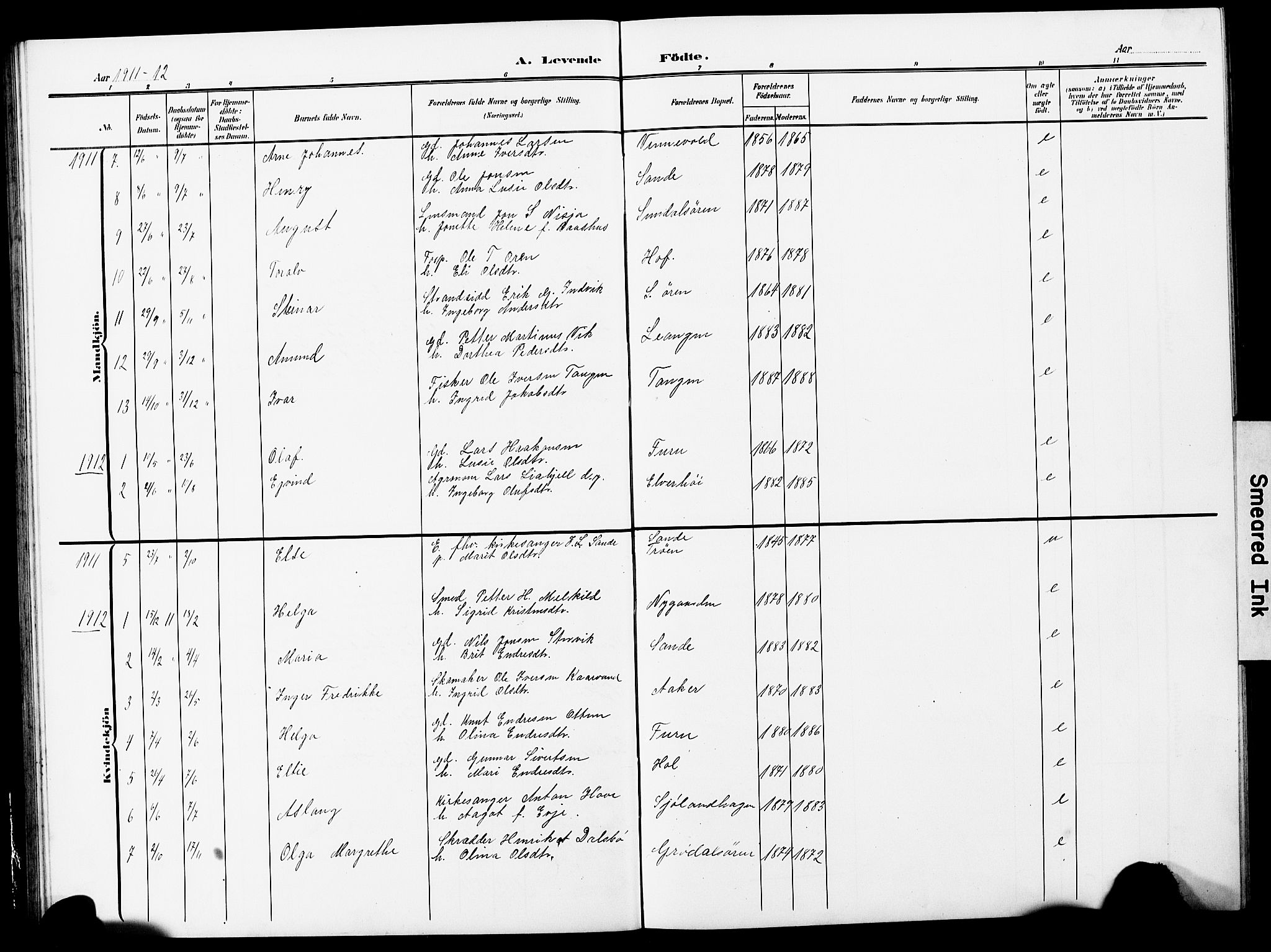 Ministerialprotokoller, klokkerbøker og fødselsregistre - Møre og Romsdal, AV/SAT-A-1454/590/L1017: Parish register (copy) no. 590C02, 1869-1931