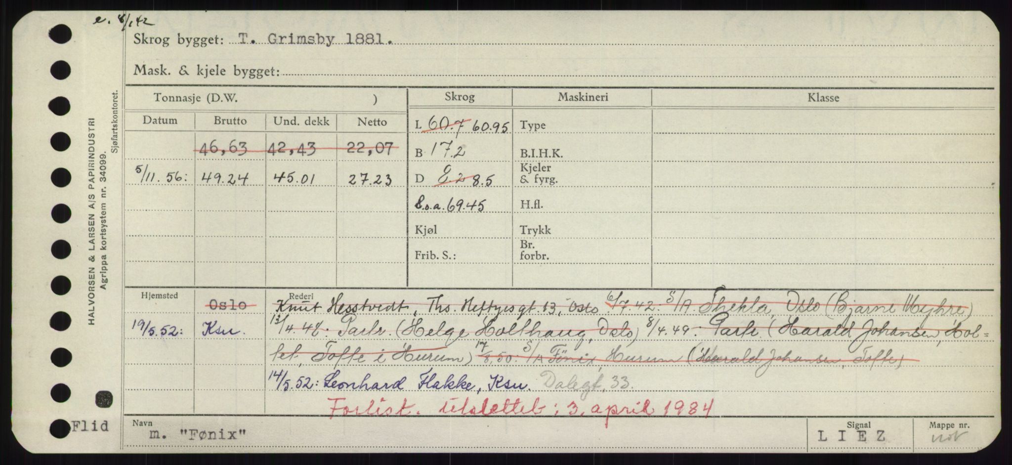 Sjøfartsdirektoratet med forløpere, Skipsmålingen, AV/RA-S-1627/H/Hd/L0011: Fartøy, Fla-Får, p. 645