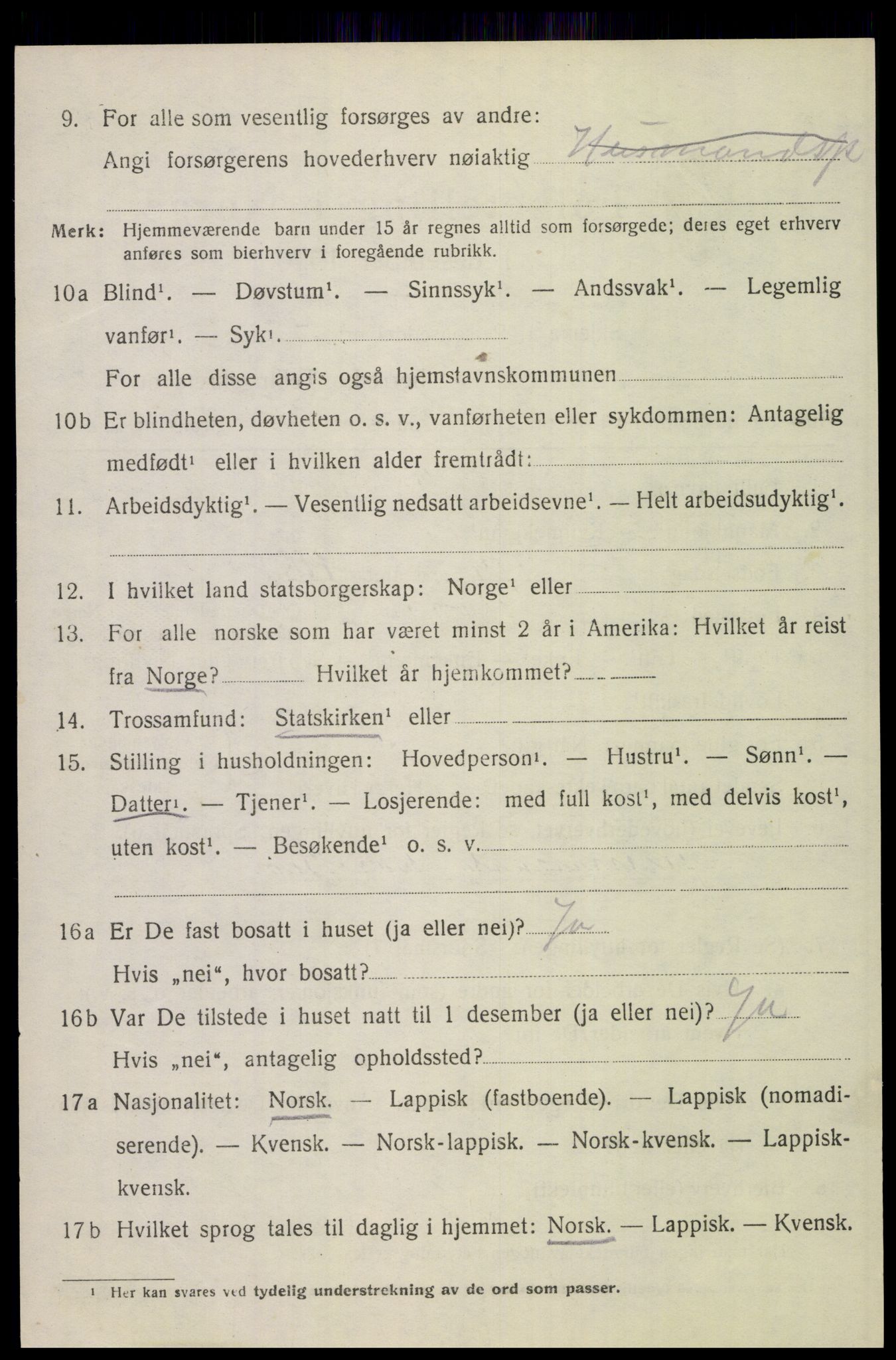 SAT, 1920 census for Bodin, 1920, p. 10871