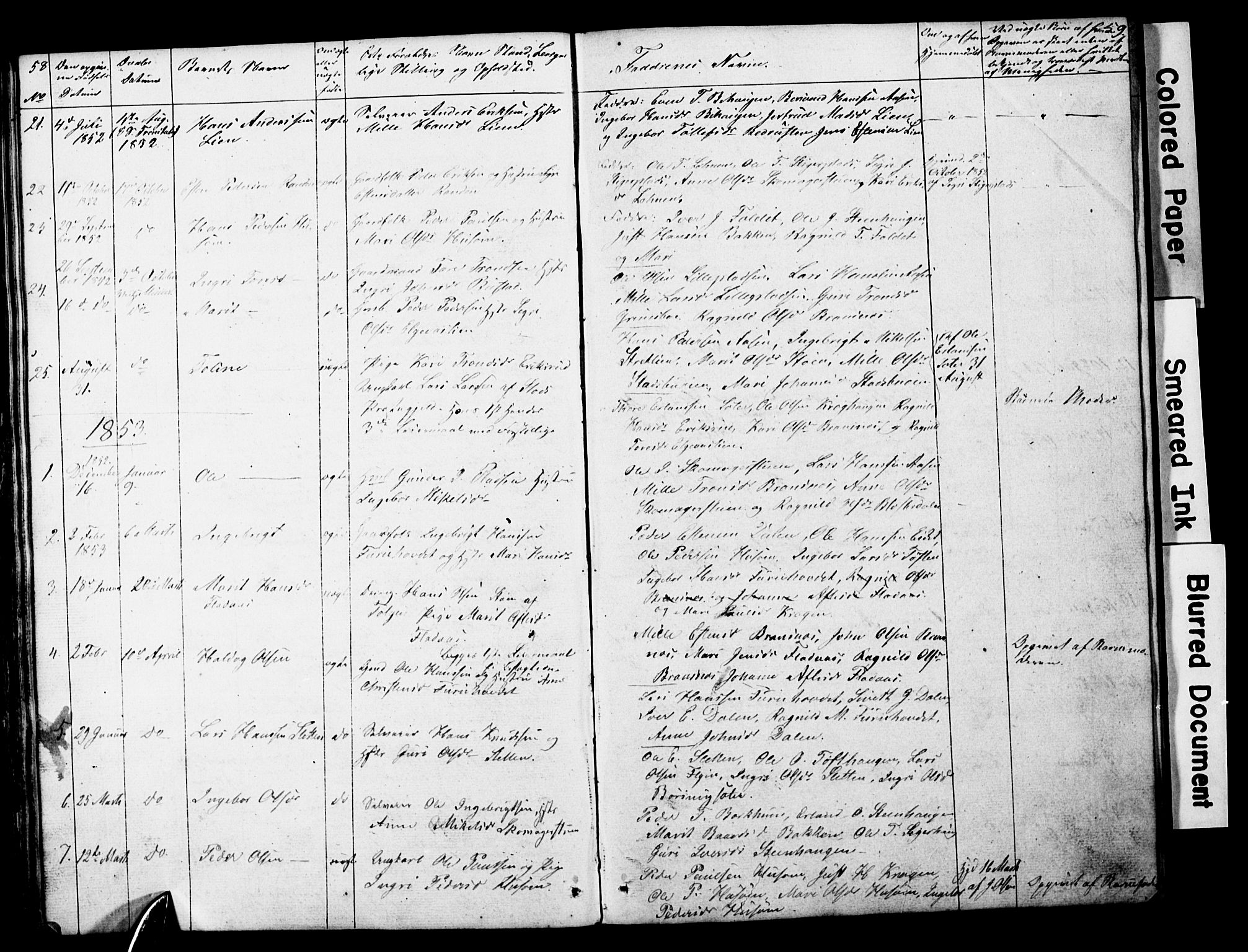 Lesja prestekontor, SAH/PREST-068/H/Ha/Hab/L0014: Parish register (copy) no. 14, 1842-1856, p. 58-59