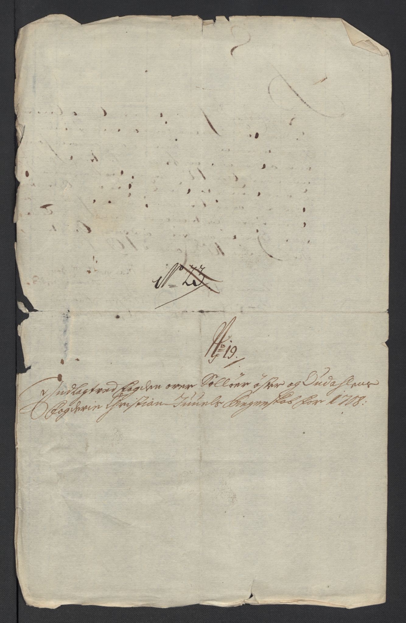 Rentekammeret inntil 1814, Reviderte regnskaper, Fogderegnskap, AV/RA-EA-4092/R13/L0845: Fogderegnskap Solør, Odal og Østerdal, 1708, p. 259