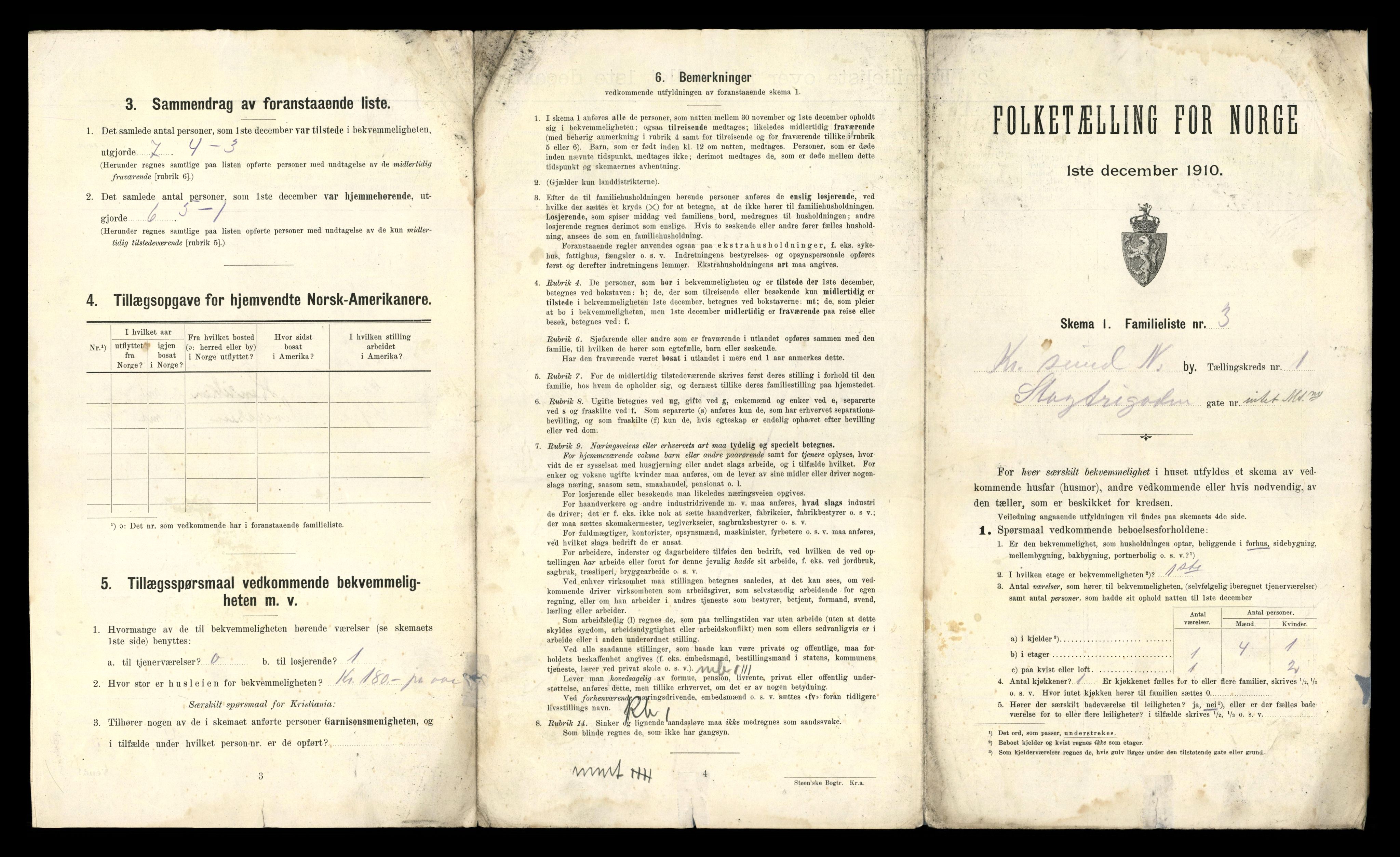 RA, 1910 census for Kristiansund, 1910, p. 81