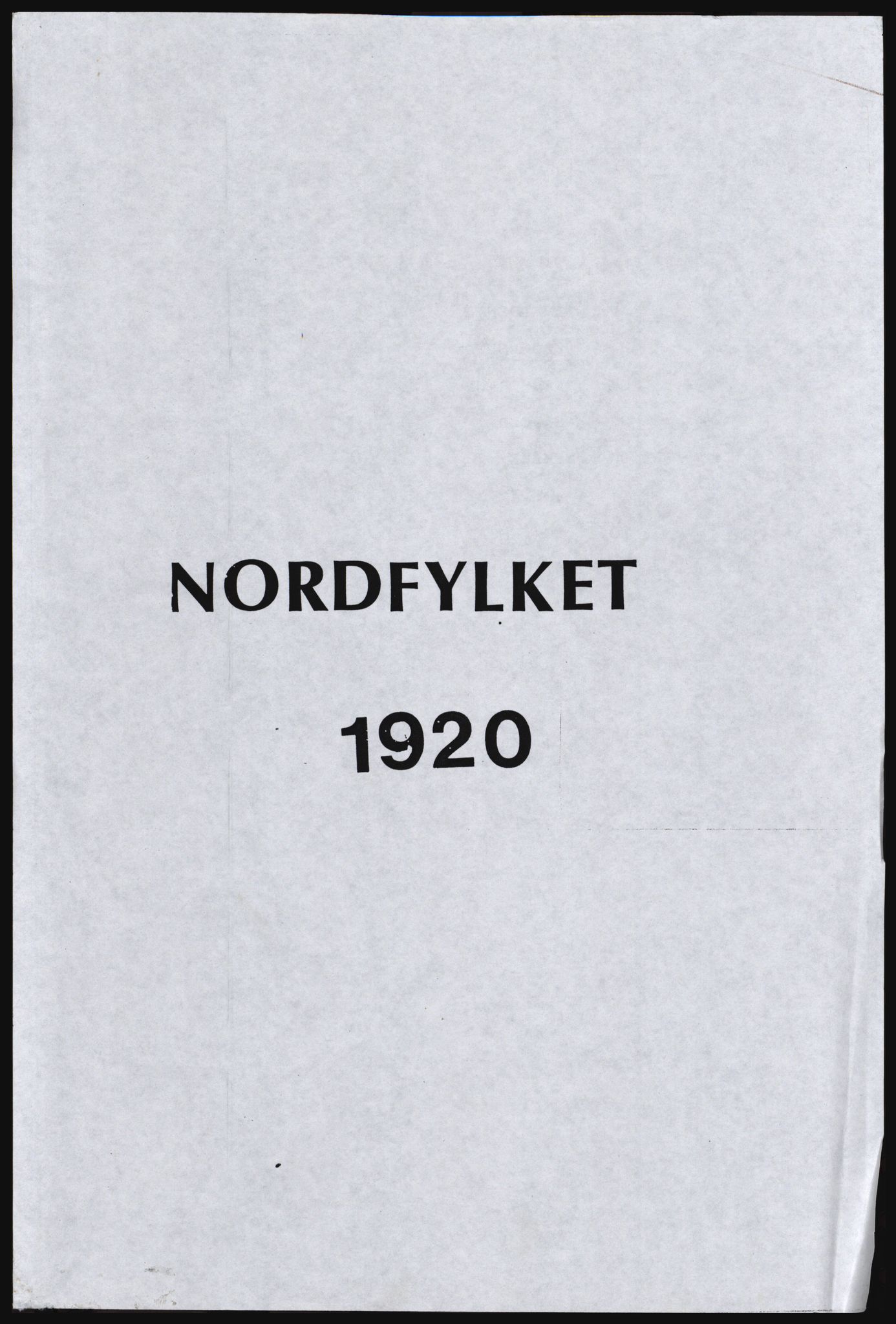 SAST, Copy of 1920 census for the Northern Rogaland, 1920, p. 3