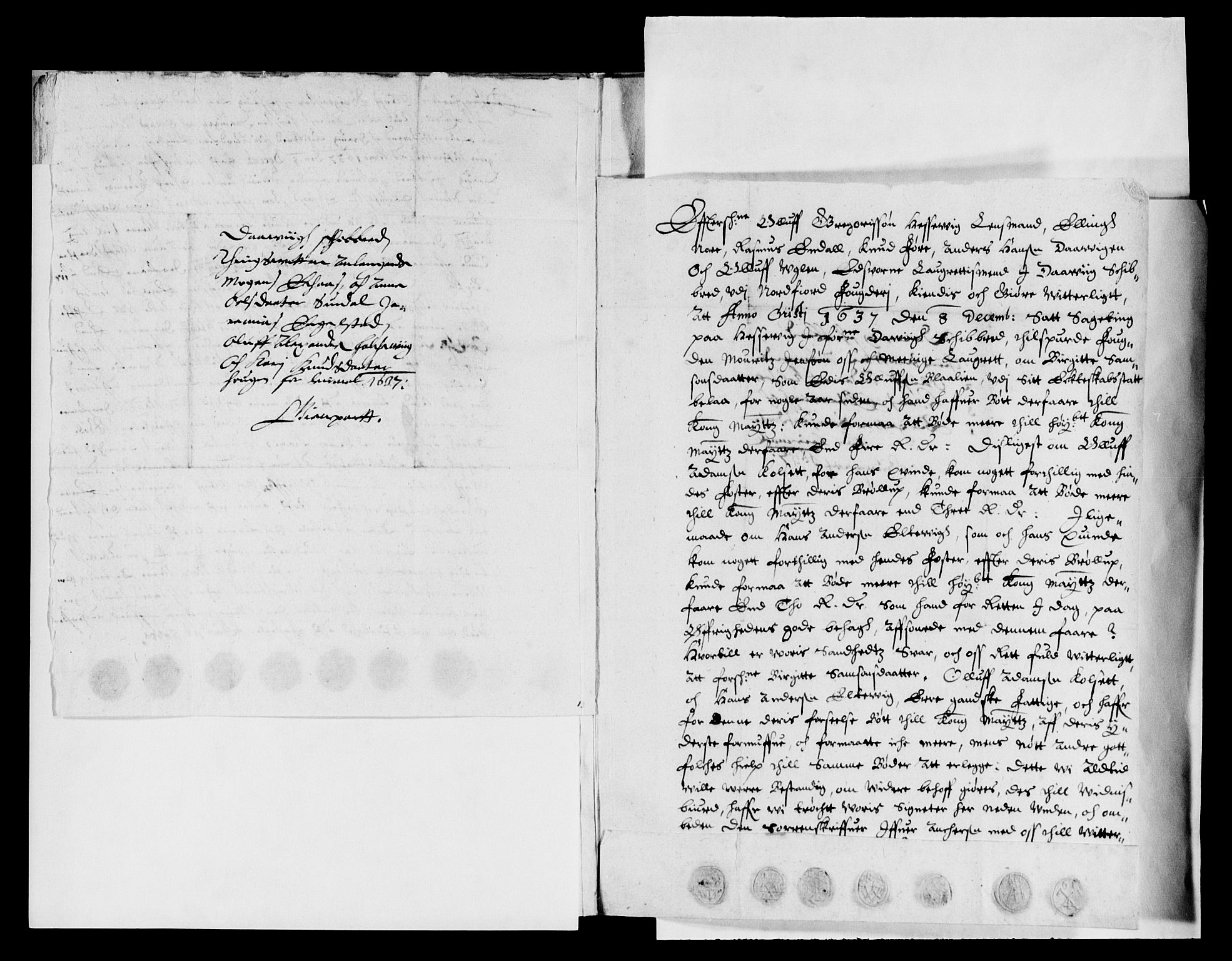 Rentekammeret inntil 1814, Reviderte regnskaper, Lensregnskaper, AV/RA-EA-5023/R/Rb/Rbt/L0077: Bergenhus len, 1637-1638