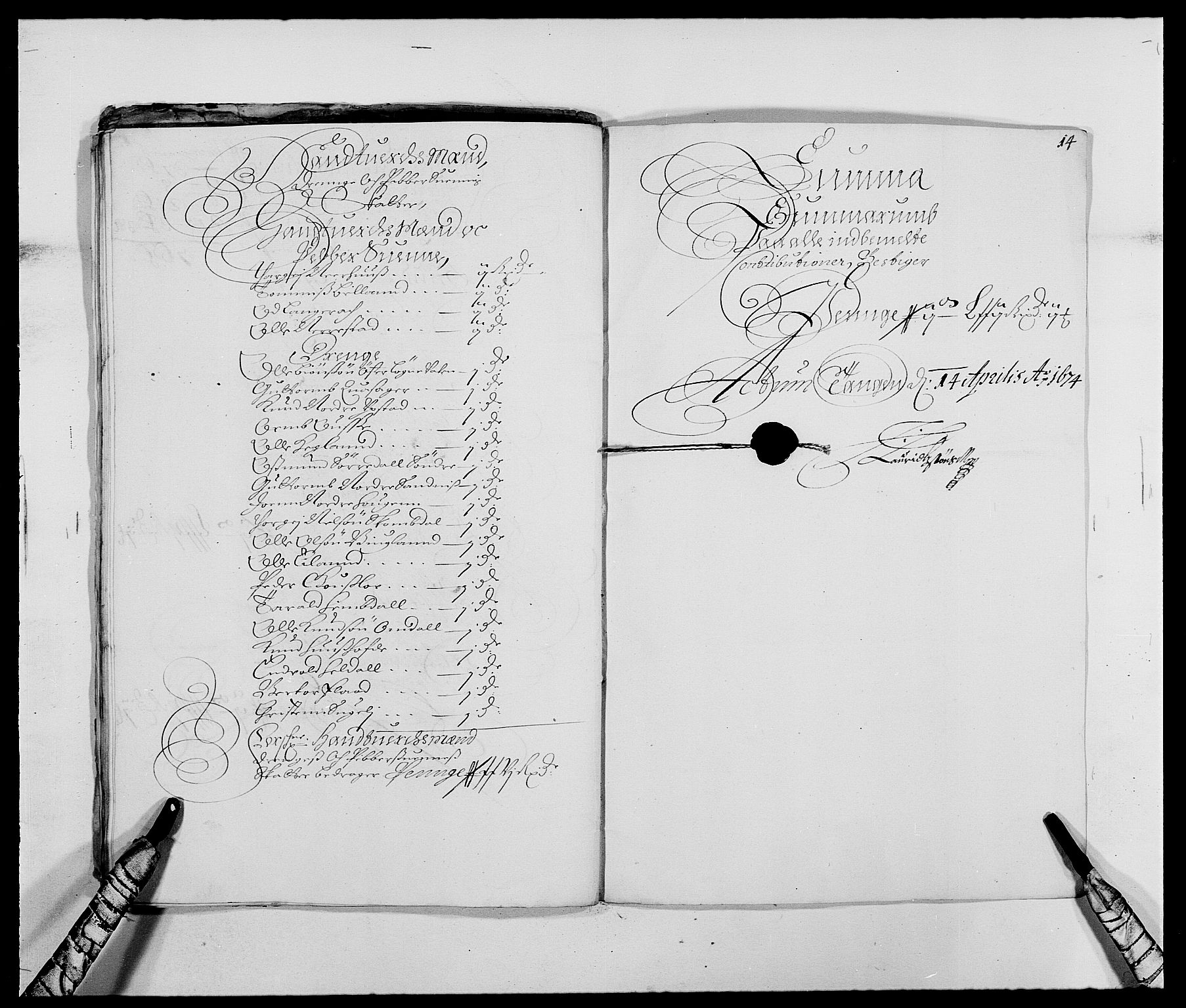 Rentekammeret inntil 1814, Reviderte regnskaper, Fogderegnskap, RA/EA-4092/R40/L2433: Fogderegnskap Råbyggelag, 1671-1674, p. 195