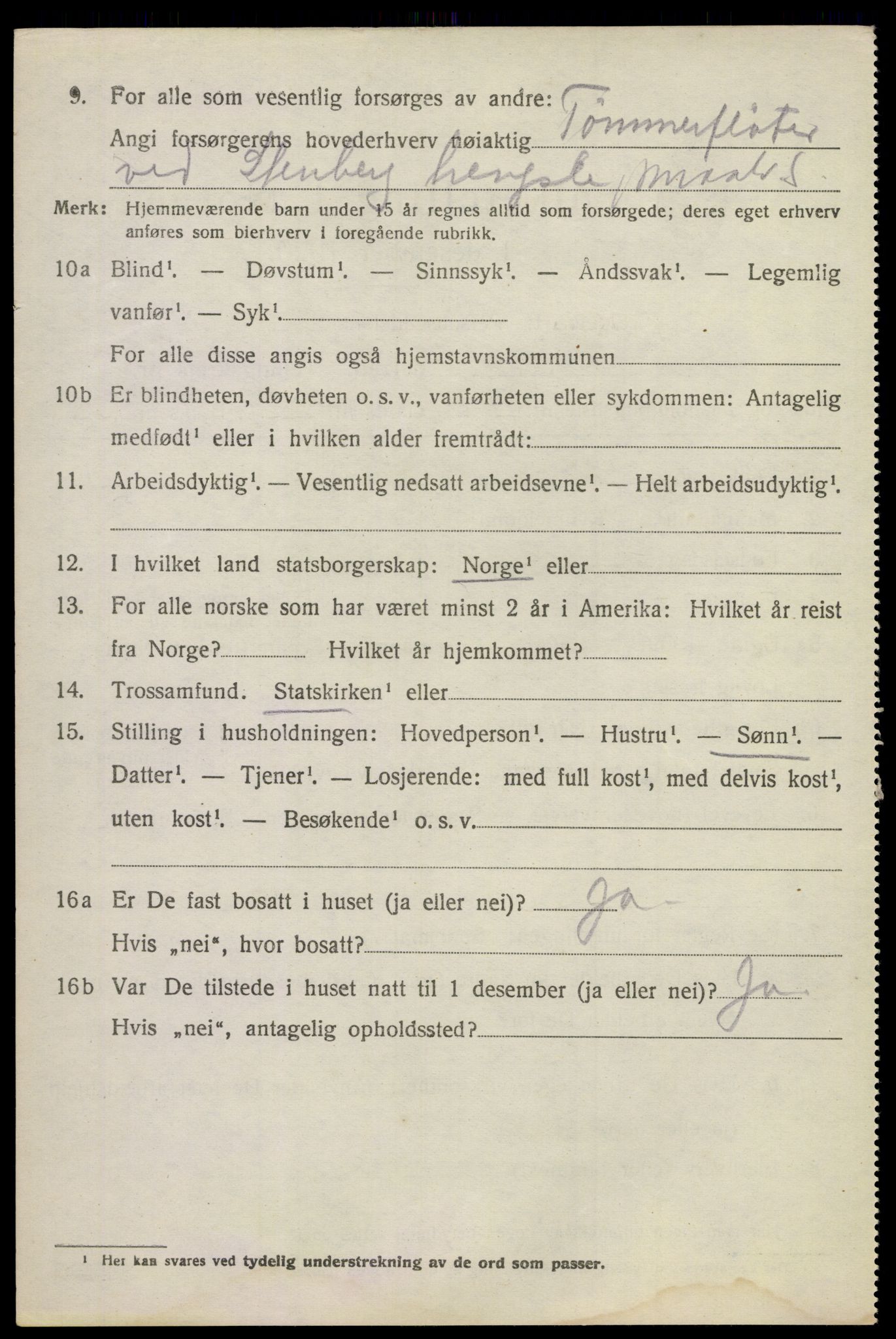 SAKO, 1920 census for Nedre Eiker, 1920, p. 9254