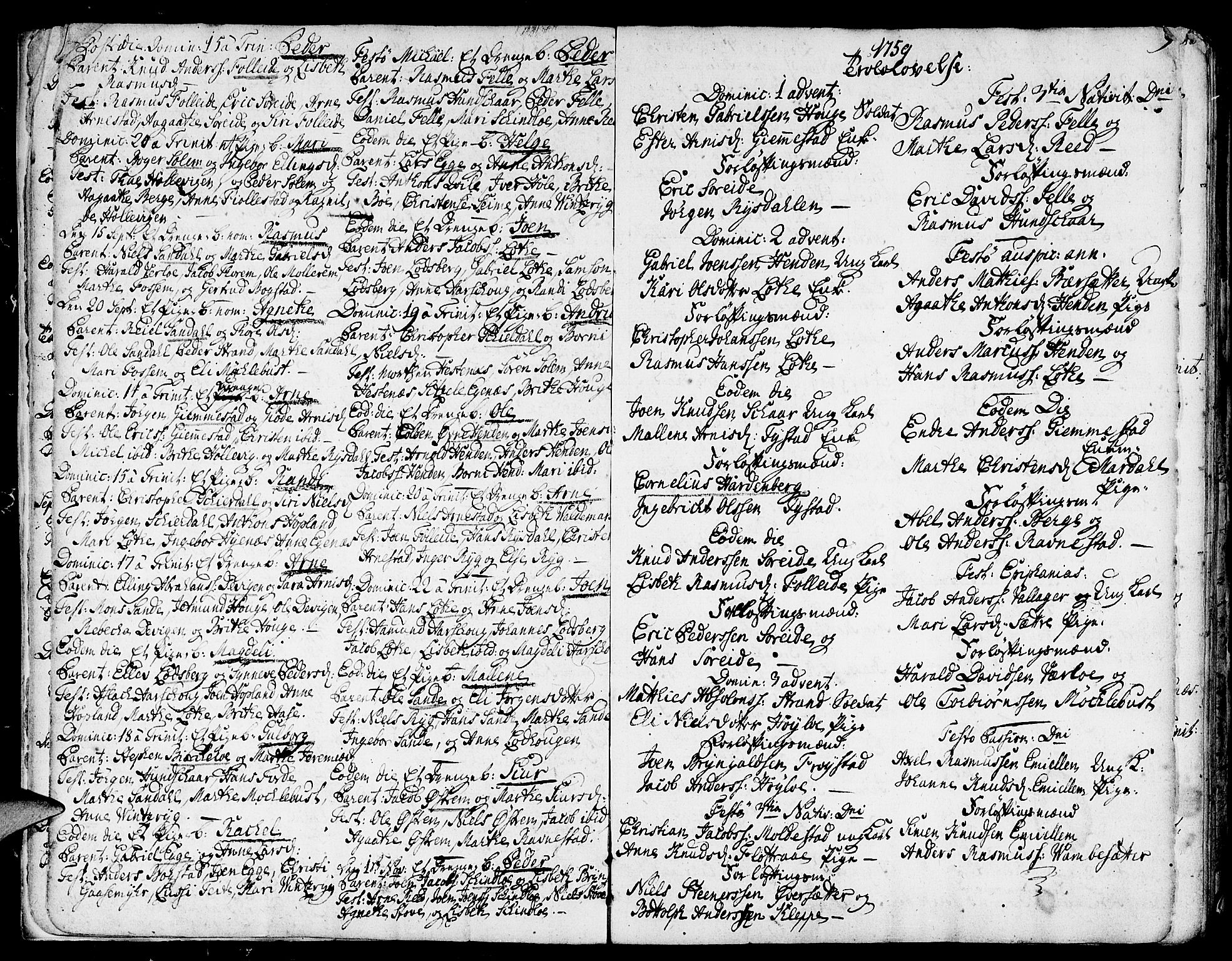 Gloppen sokneprestembete, SAB/A-80101/H/Haa/Haaa/L0004: Parish register (official) no. A 4, 1758-1784, p. 9