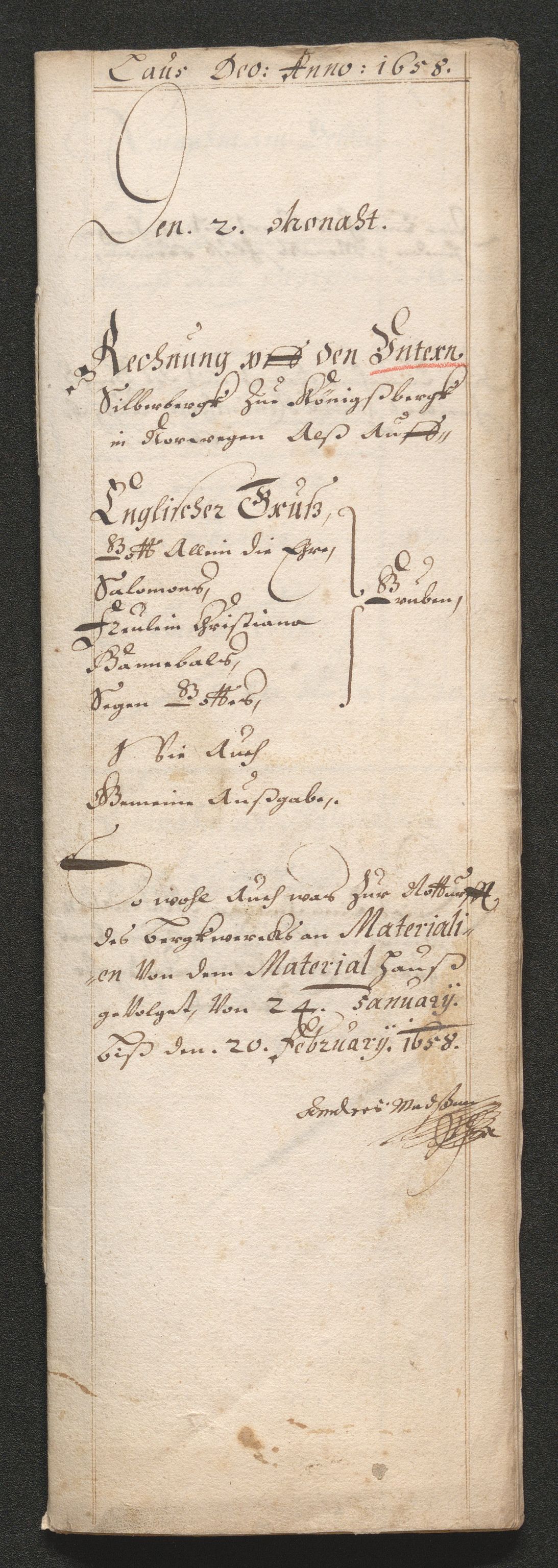 Kongsberg Sølvverk 1623-1816, SAKO/EA-3135/001/D/Dc/Dcd/L0033: Utgiftsregnskap for gruver m.m. , 1658, p. 112