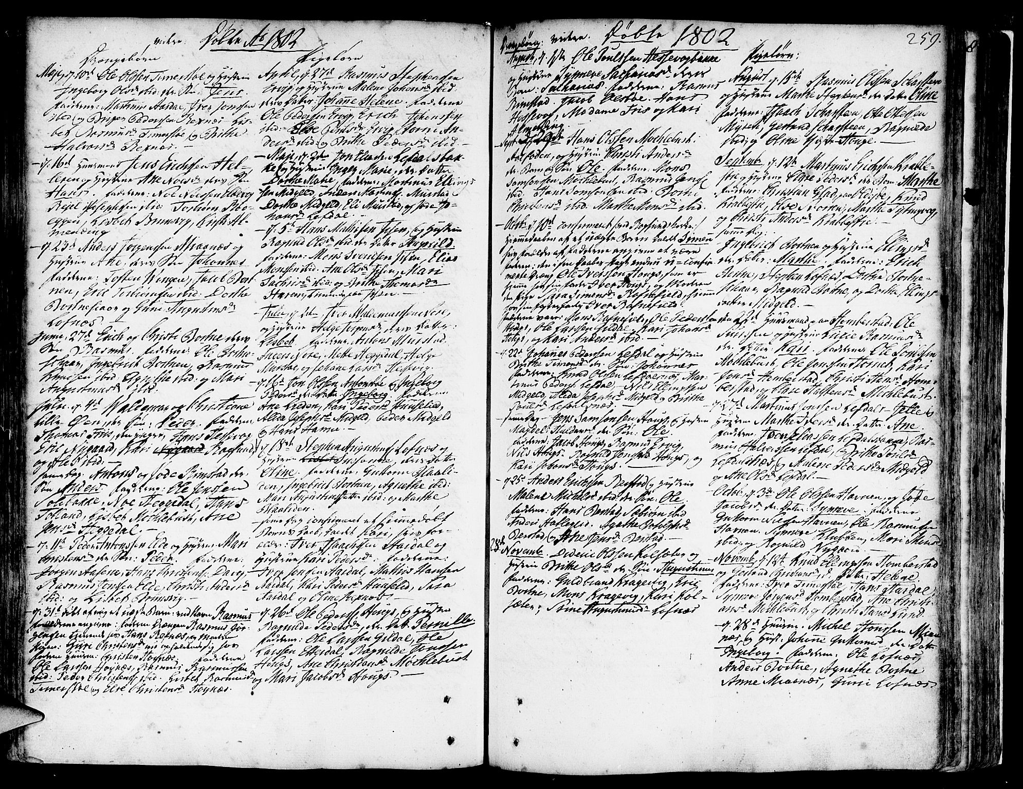 Davik sokneprestembete, SAB/A-79701/H/Haa/Haaa/L0002: Parish register (official) no. A 2, 1742-1816, p. 259