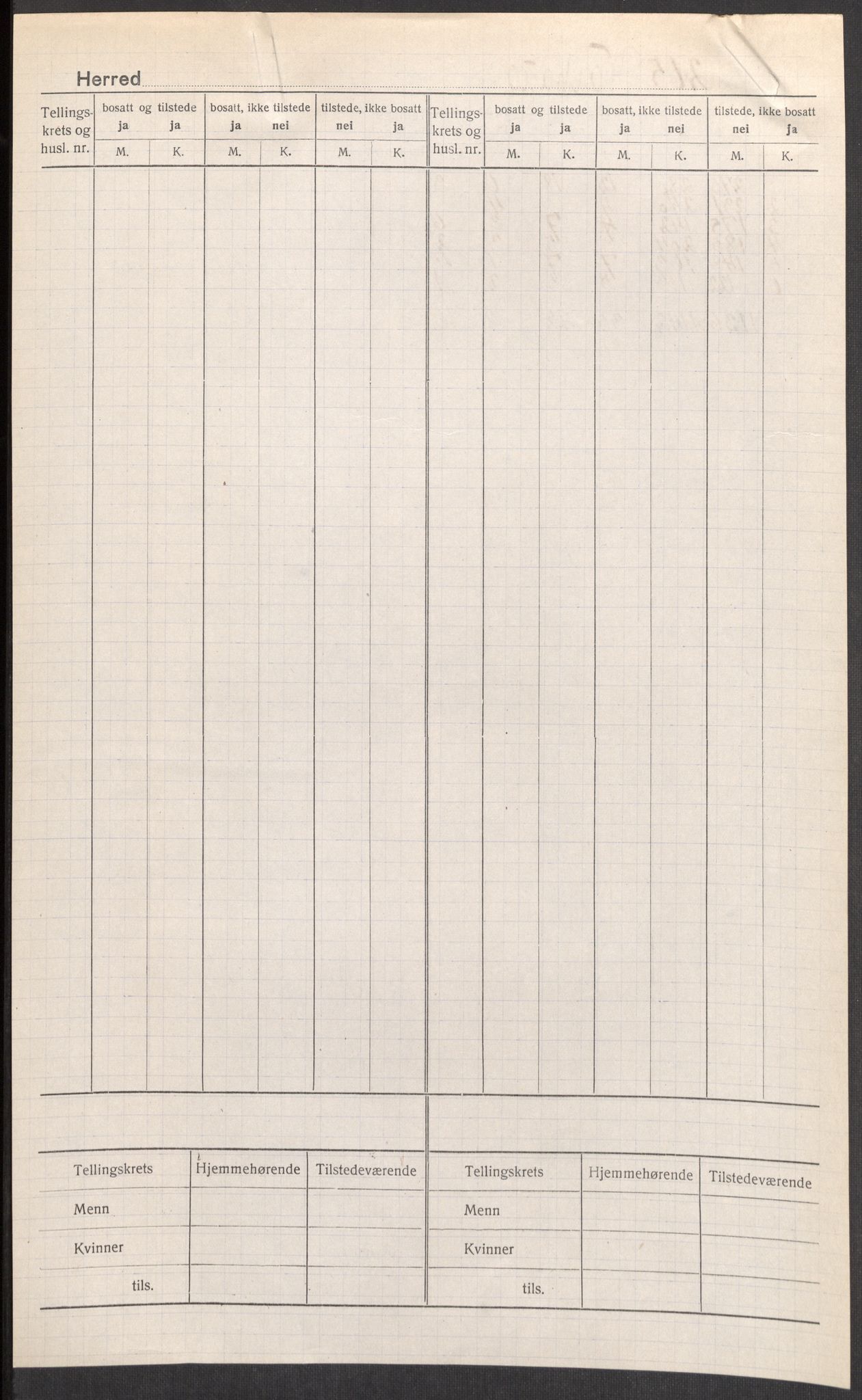 SAST, 1920 census for Varhaug, 1920, p. 3