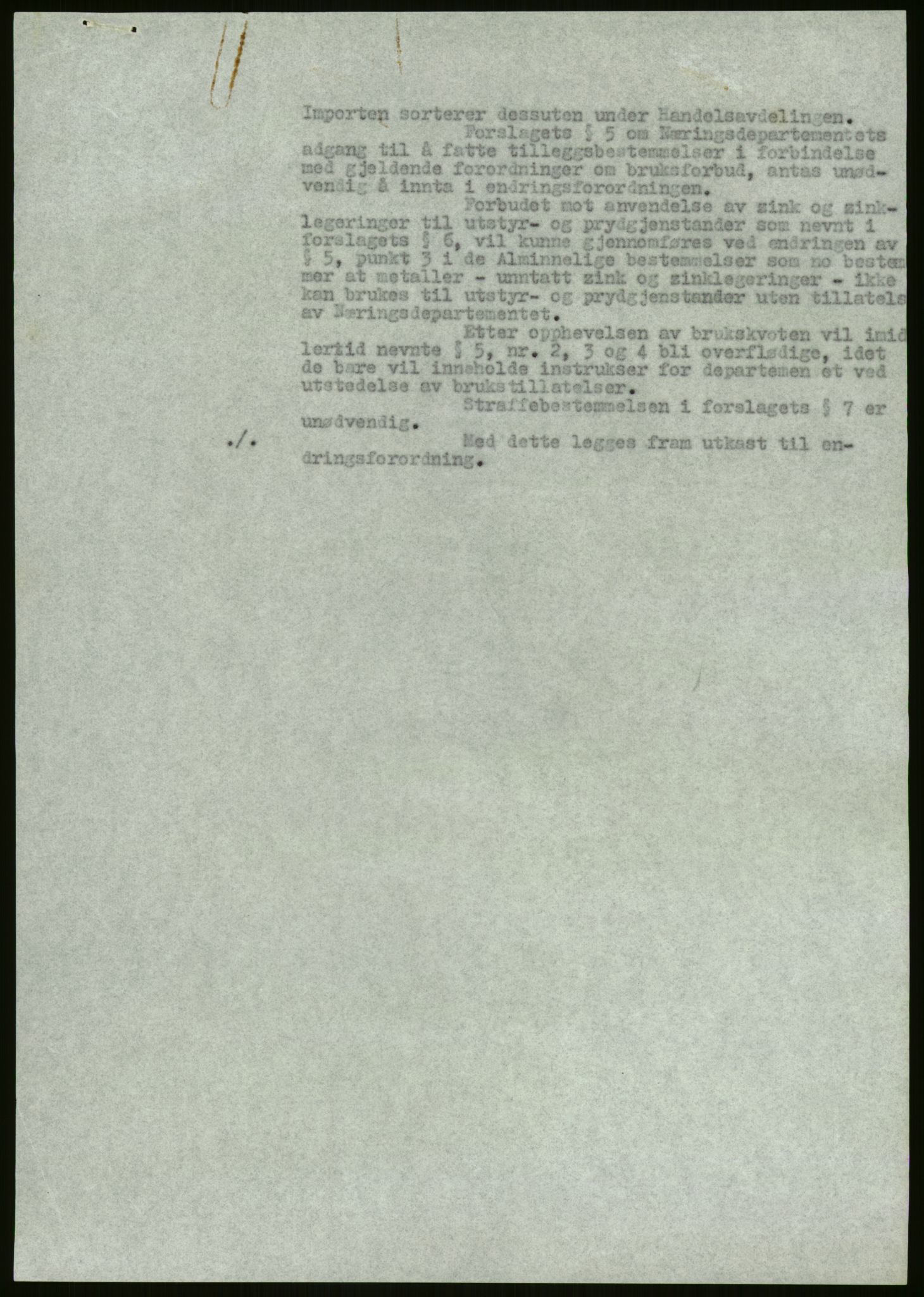 Direktoratet for industriforsyning, Sekretariatet, AV/RA-S-4153/D/Df/L0054: 9. Metallkontoret, 1940-1945, p. 39