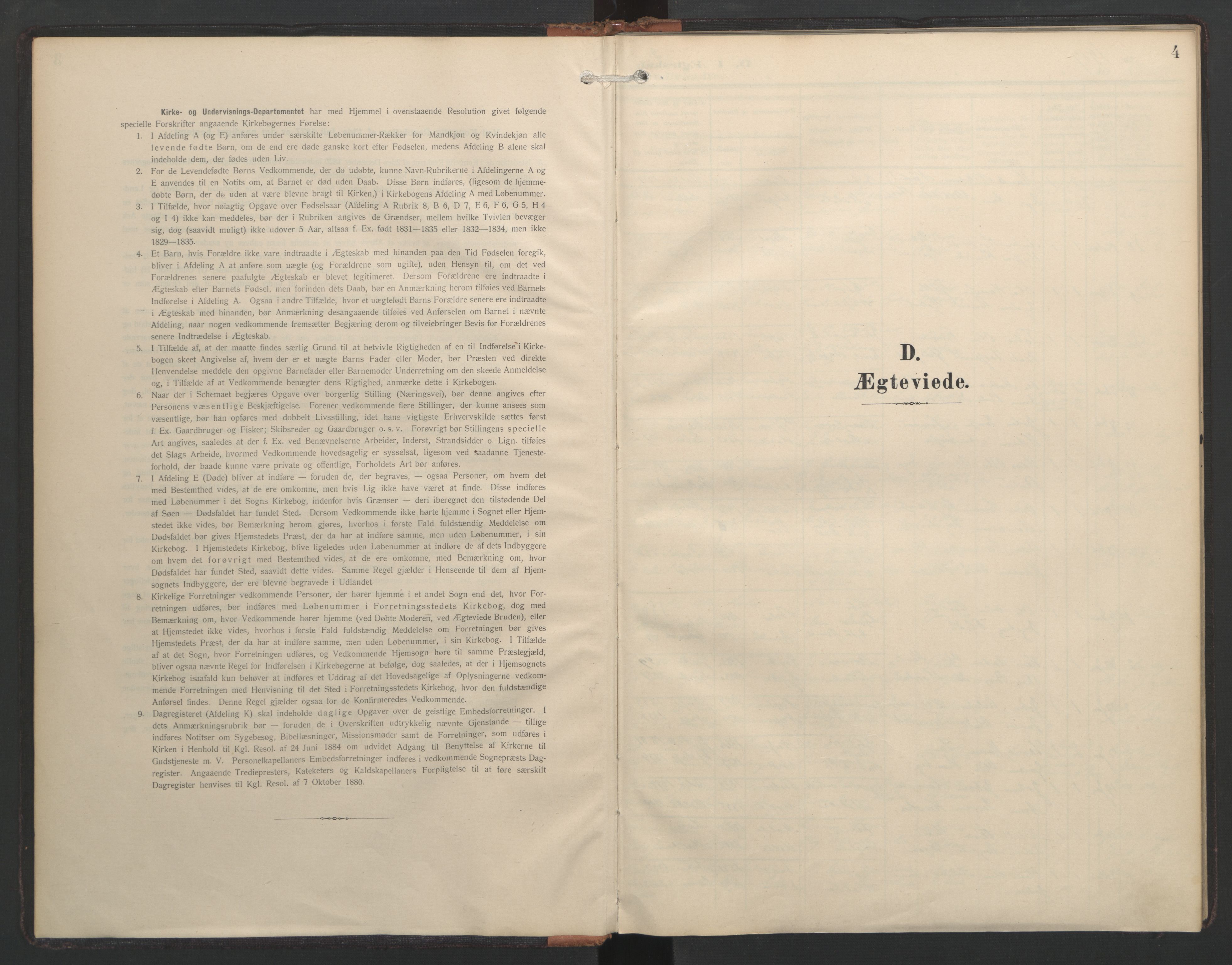 Ministerialprotokoller, klokkerbøker og fødselsregistre - Møre og Romsdal, SAT/A-1454/558/L0694: Parish register (official) no. 558A08, 1907-1922, p. 4