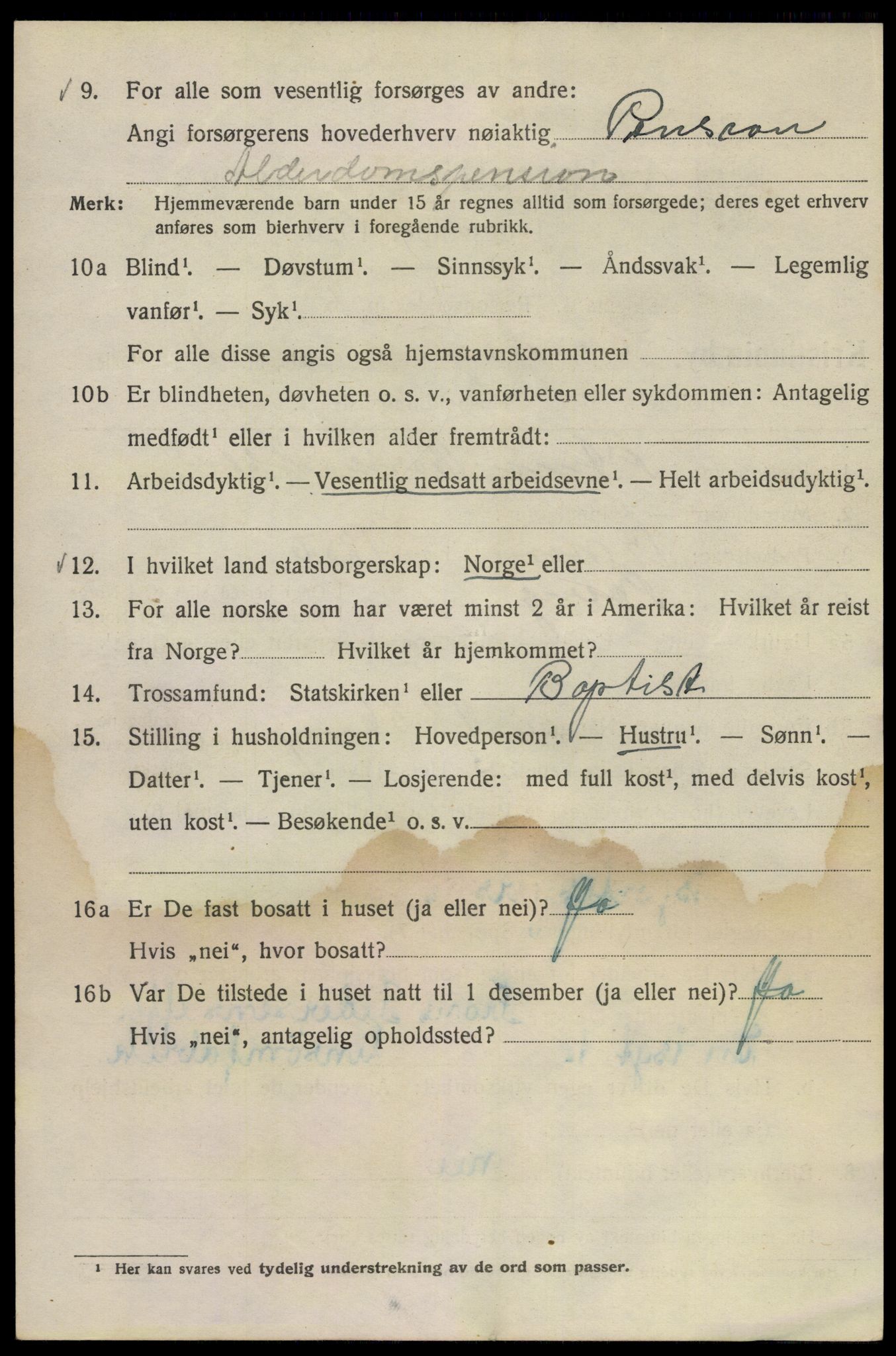 SAO, 1920 census for Kristiania, 1920, p. 206886