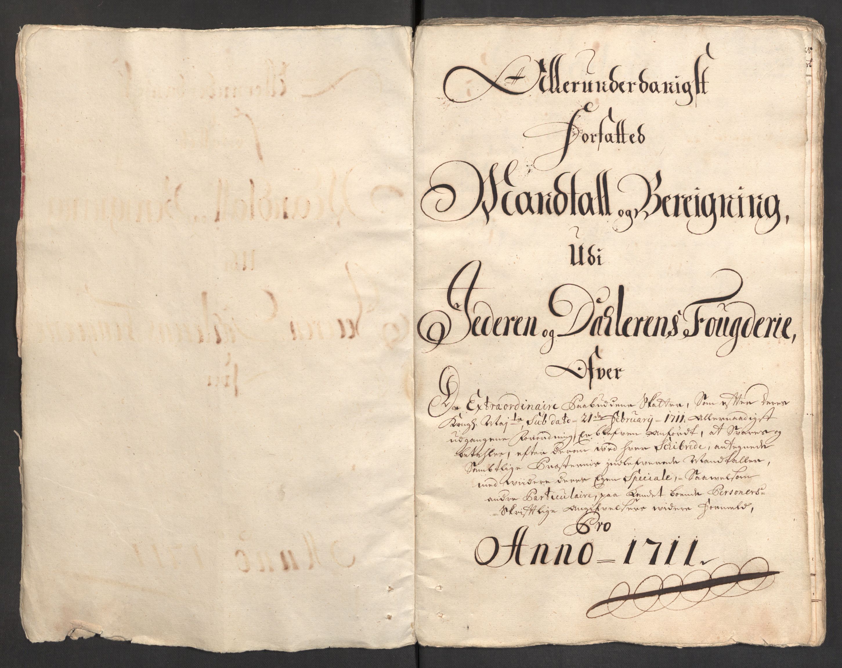 Rentekammeret inntil 1814, Reviderte regnskaper, Fogderegnskap, AV/RA-EA-4092/R46/L2735: Fogderegnskap Jæren og Dalane, 1711, p. 224