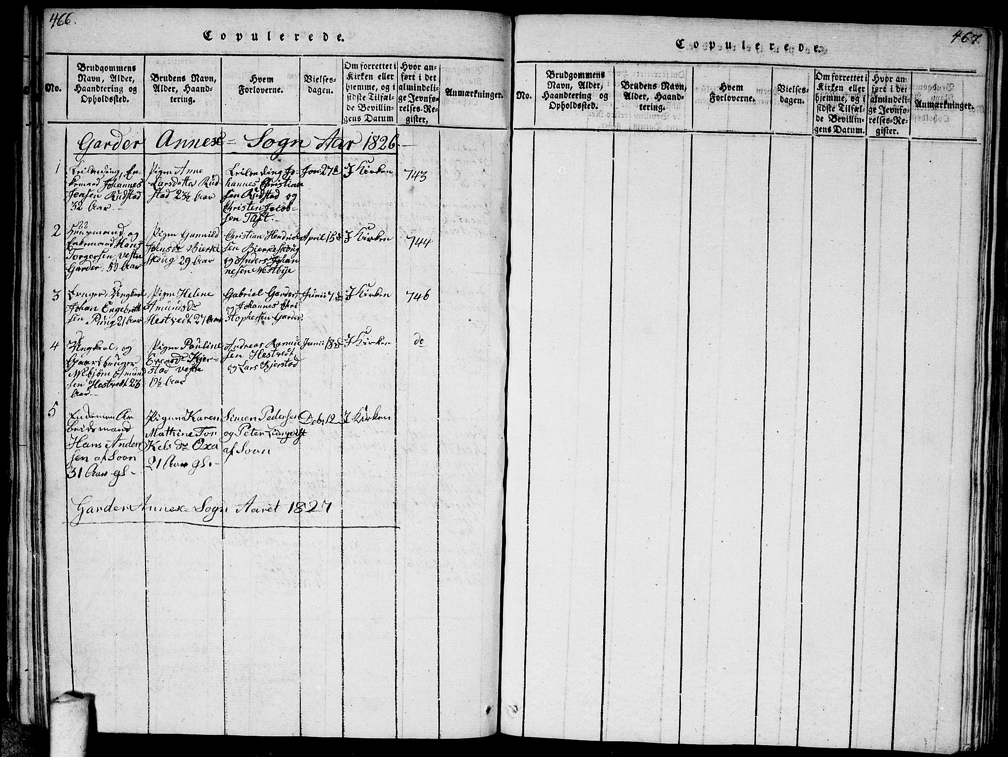 Vestby prestekontor Kirkebøker, SAO/A-10893/F/Fa/L0005: Parish register (official) no. I 5, 1814-1827, p. 466-467