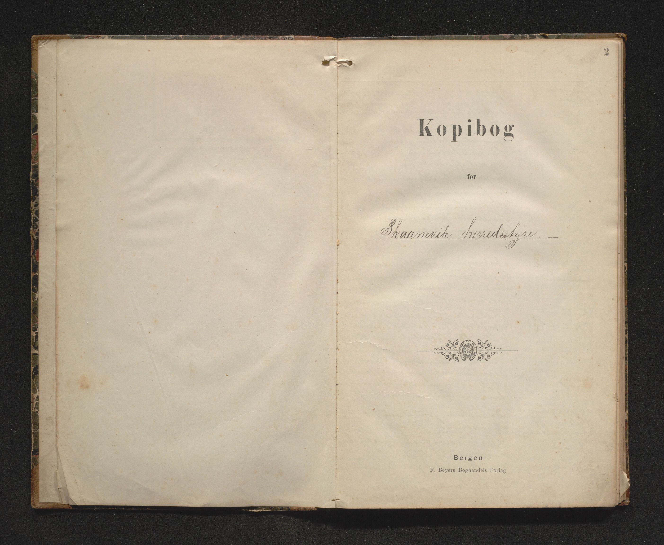 Skånevik kommune. Formannskapet, IKAH/1212-021/B/Ba/L0003: Kopibok for formannskapet, 1901-1908