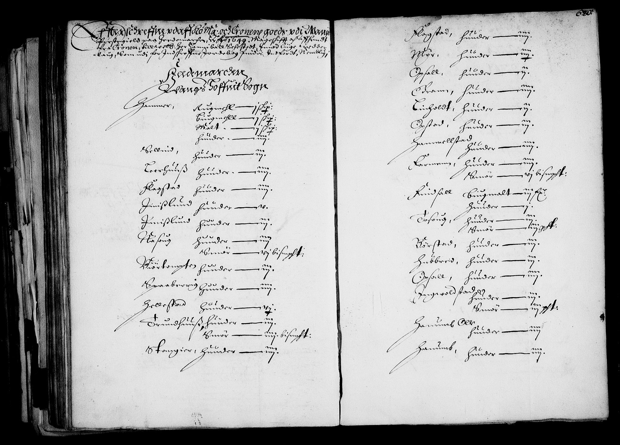 Rentekammeret inntil 1814, Realistisk ordnet avdeling, AV/RA-EA-4070/N/Na/L0001: [XI f]: Akershus stifts jordebok, 1652, p. 679b-680a