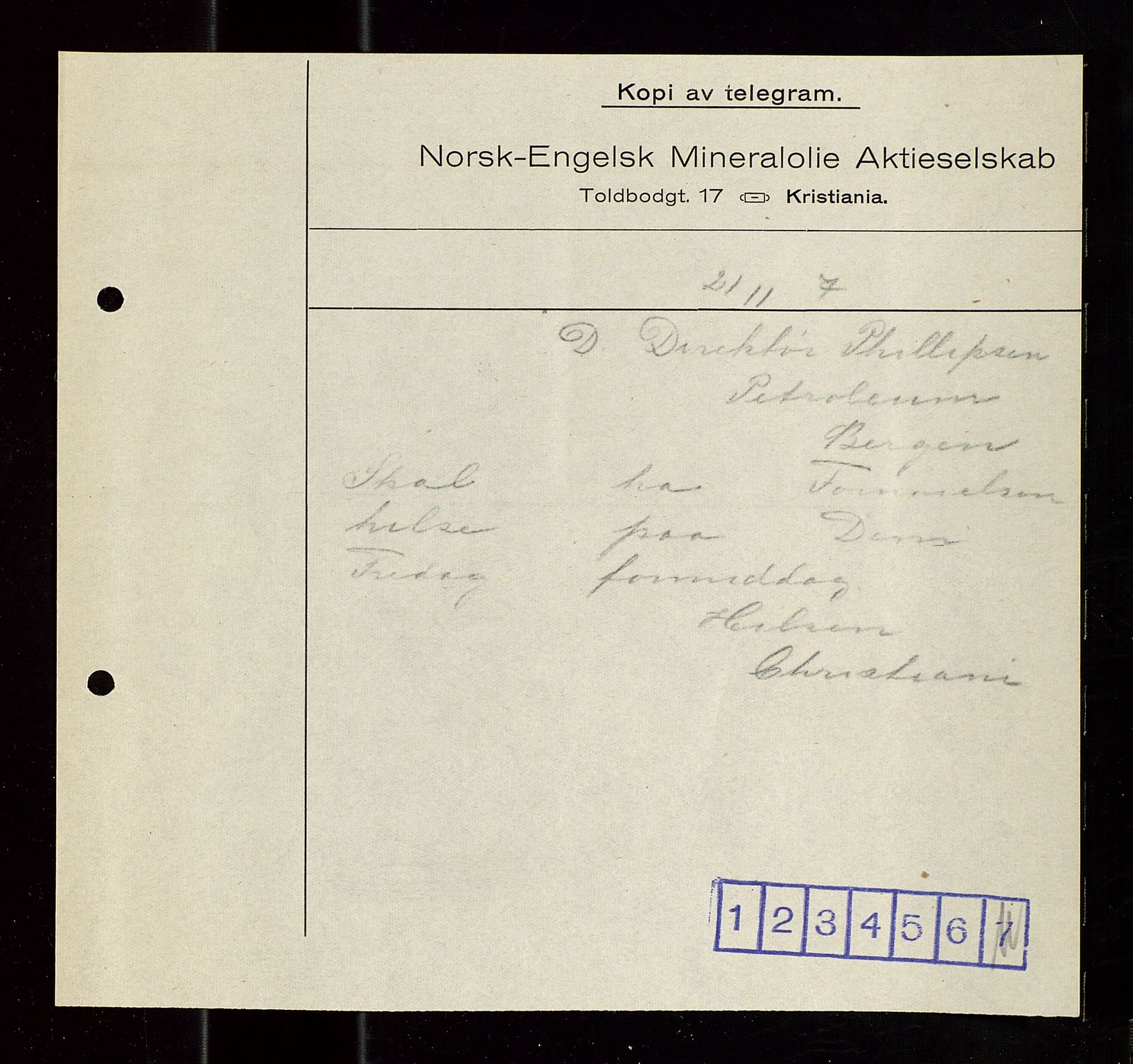 Pa 1521 - A/S Norske Shell, AV/SAST-A-101915/E/Ea/Eaa/L0020: Sjefskorrespondanse, 1917, p. 132