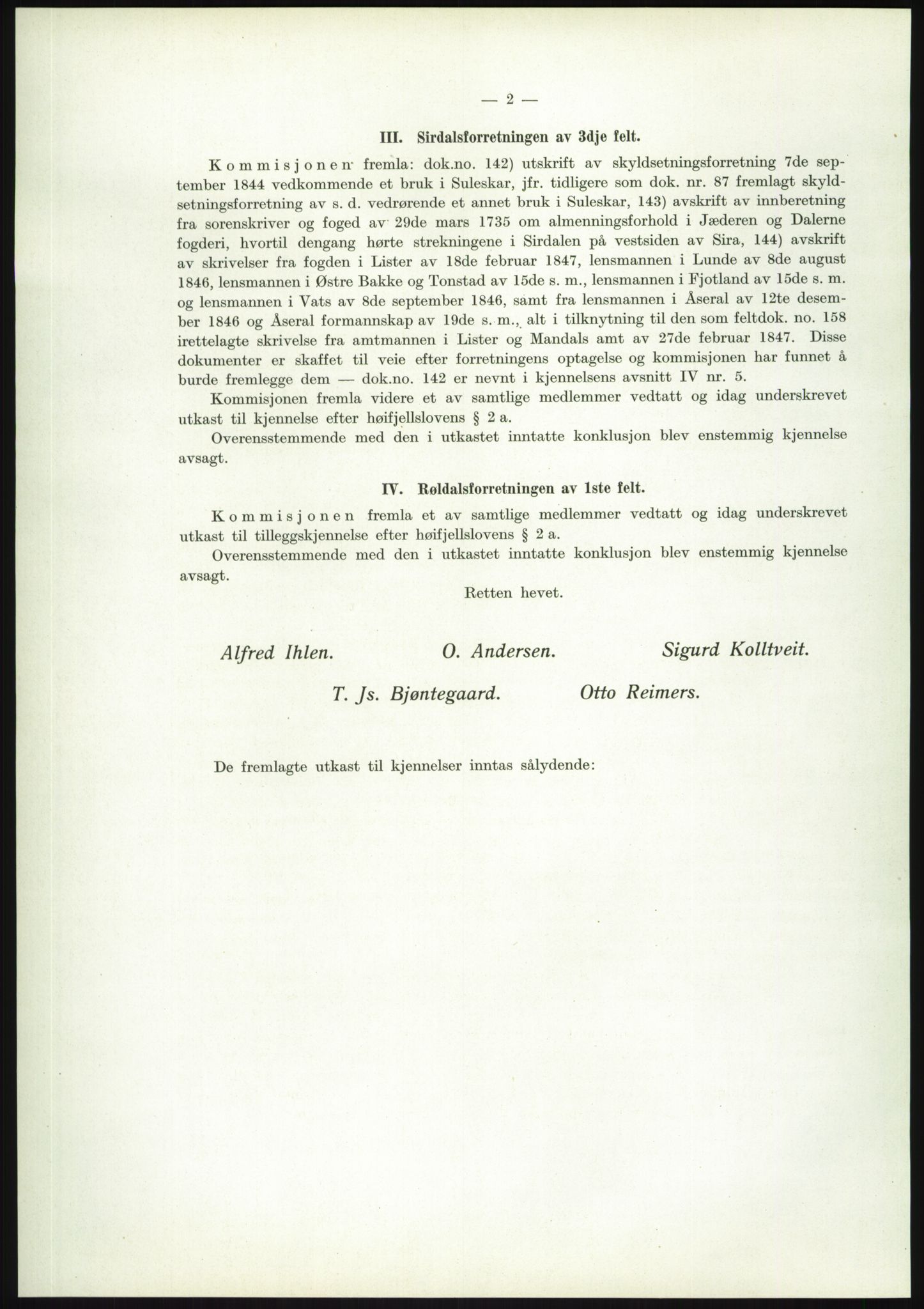 Høyfjellskommisjonen, RA/S-1546/X/Xa/L0001: Nr. 1-33, 1909-1953, p. 1335