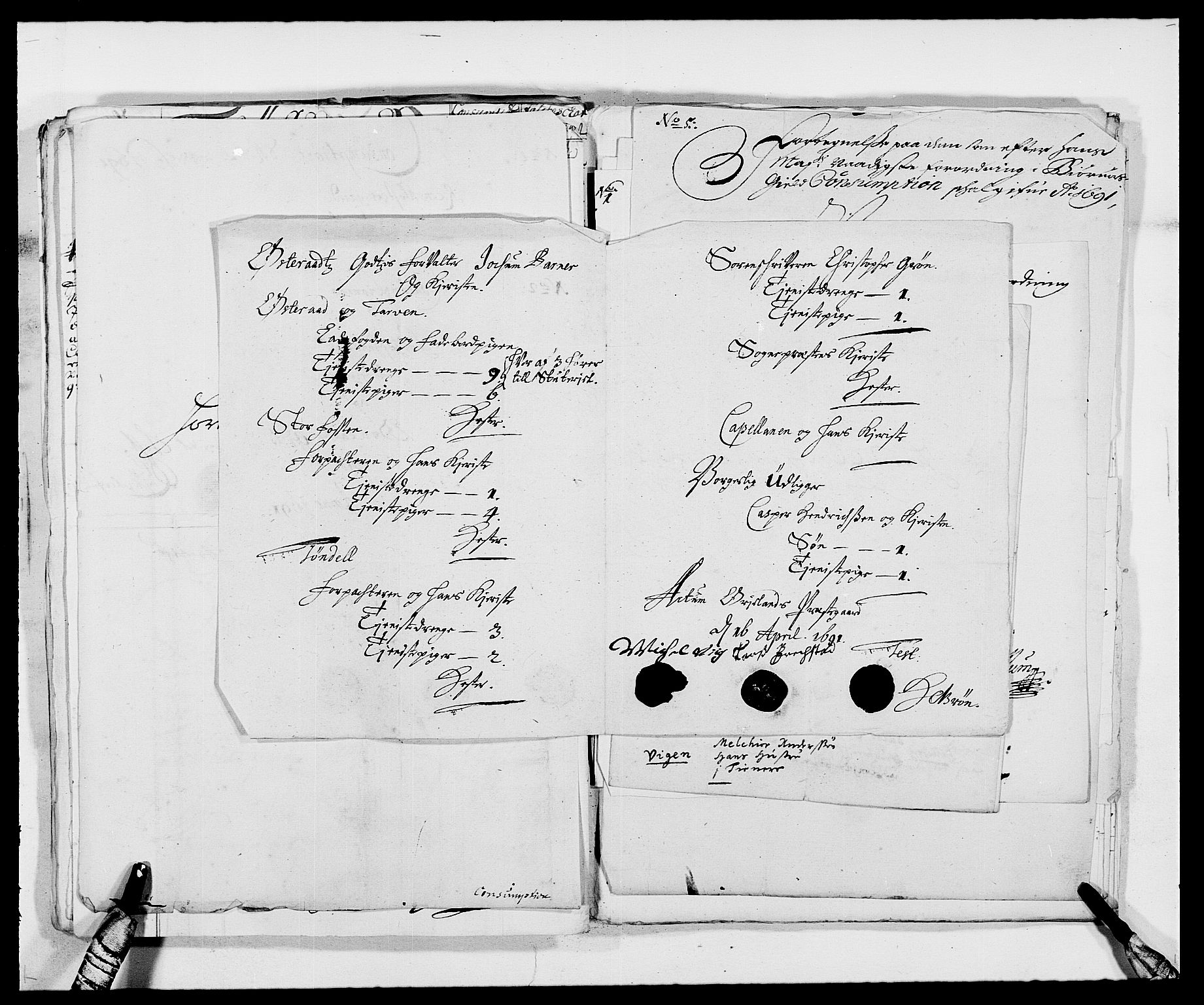 Rentekammeret inntil 1814, Reviderte regnskaper, Fogderegnskap, AV/RA-EA-4092/R57/L3848: Fogderegnskap Fosen, 1690-1691, p. 268