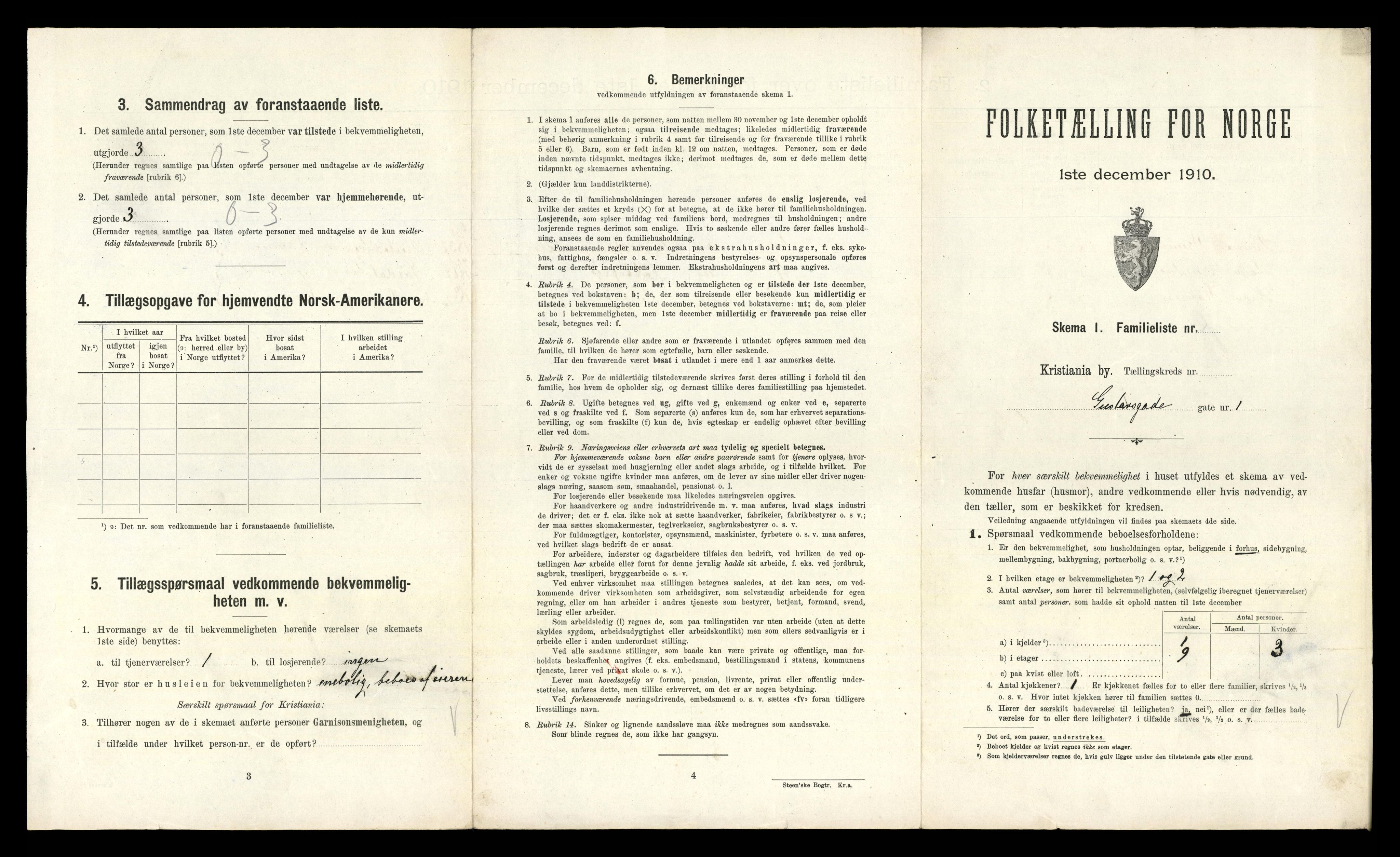 RA, 1910 census for Kristiania, 1910, p. 31691