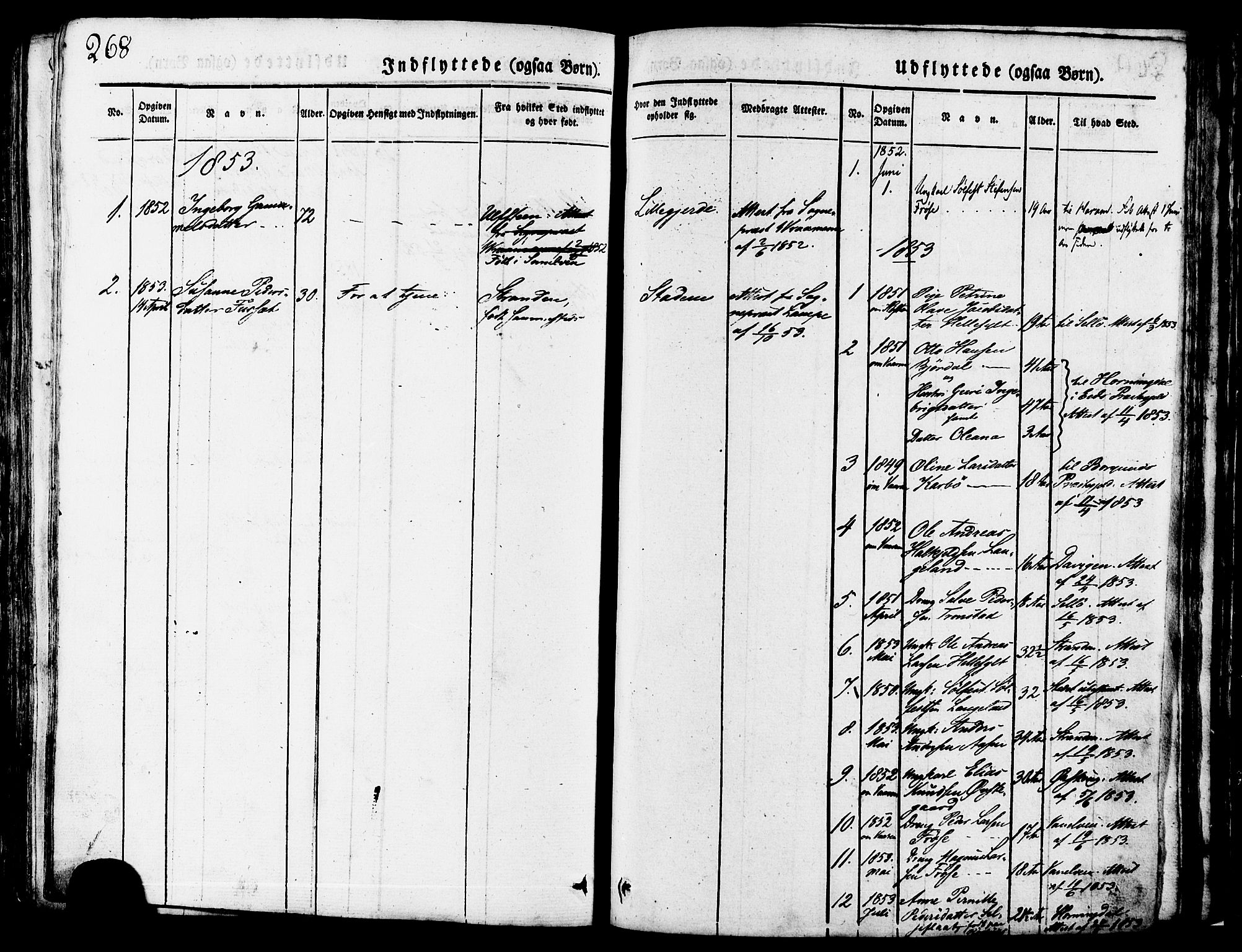 Ministerialprotokoller, klokkerbøker og fødselsregistre - Møre og Romsdal, SAT/A-1454/517/L0221: Parish register (official) no. 517A01, 1827-1858, p. 268